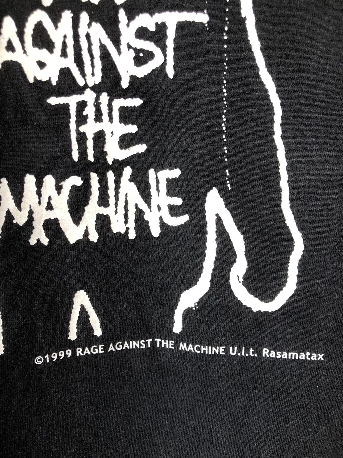 Band Tees × Rage Against The Machine × Vintage Vintage 99 RAGE AGAINST THE MACHINE Band Tee Size US L / EU 52-54 / 3 - 5 Thumbnail