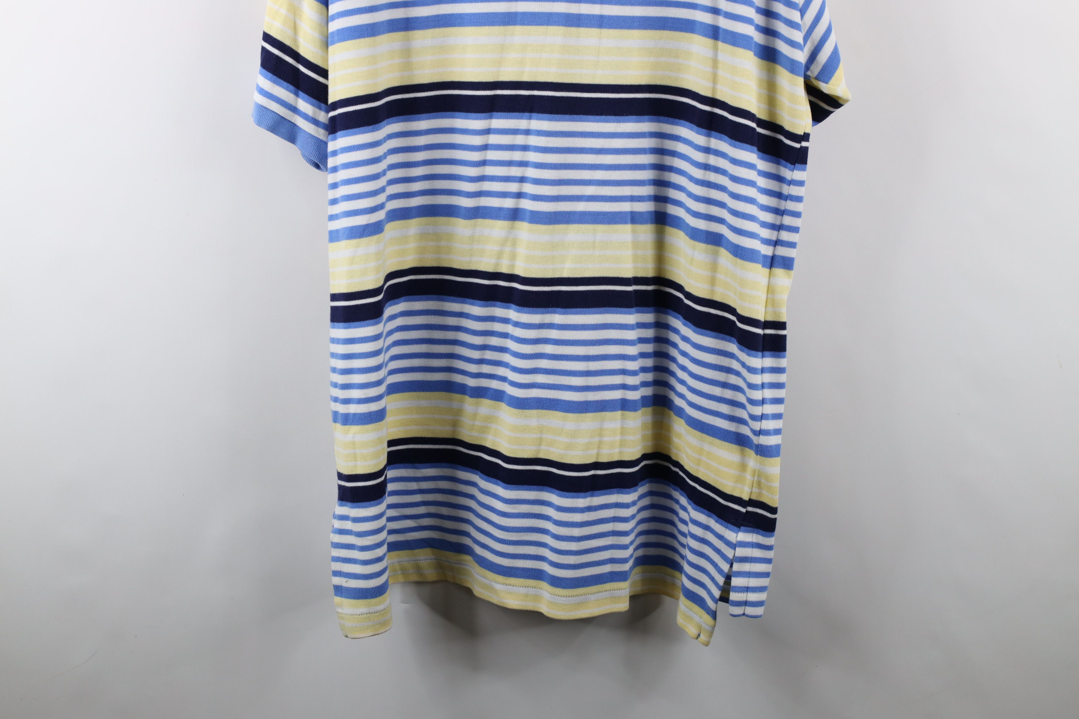 Ralph Lauren × Vintage Vintage 90s Ralph Lauren Block Knit Polo Shirt Cotton USA Size US XL / EU 56 / 4 - 12 Thumbnail