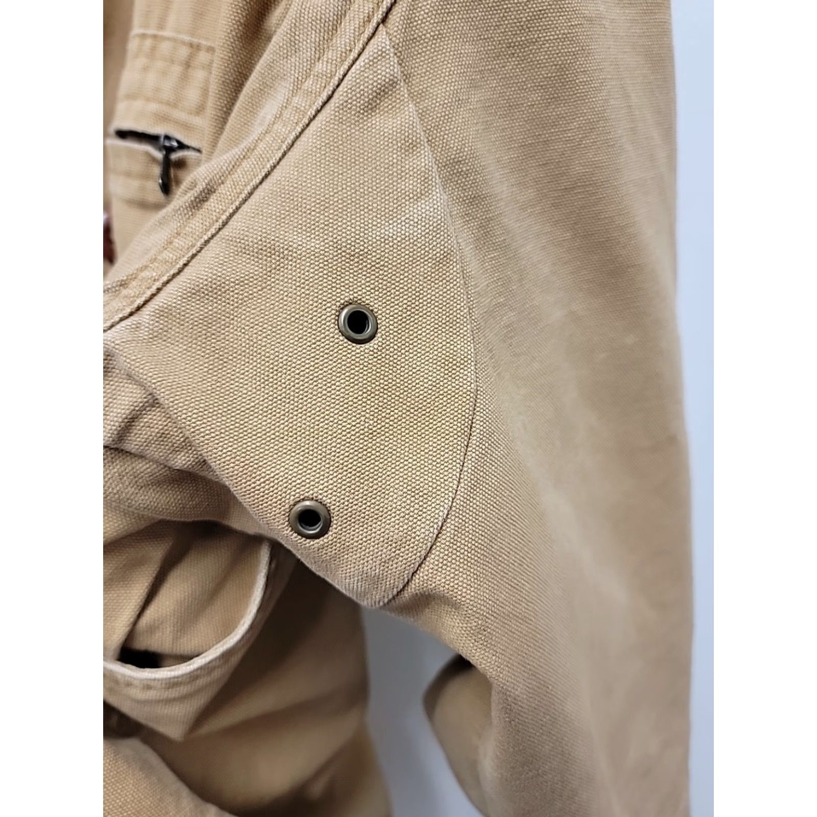 Vintage VINTAGE L.L. Bean Chore Coat Field Jacket Canvas Blanket Lined Mens Tall XL Cordura? No. Size US XL / EU 56 / 4 - 3 Thumbnail
