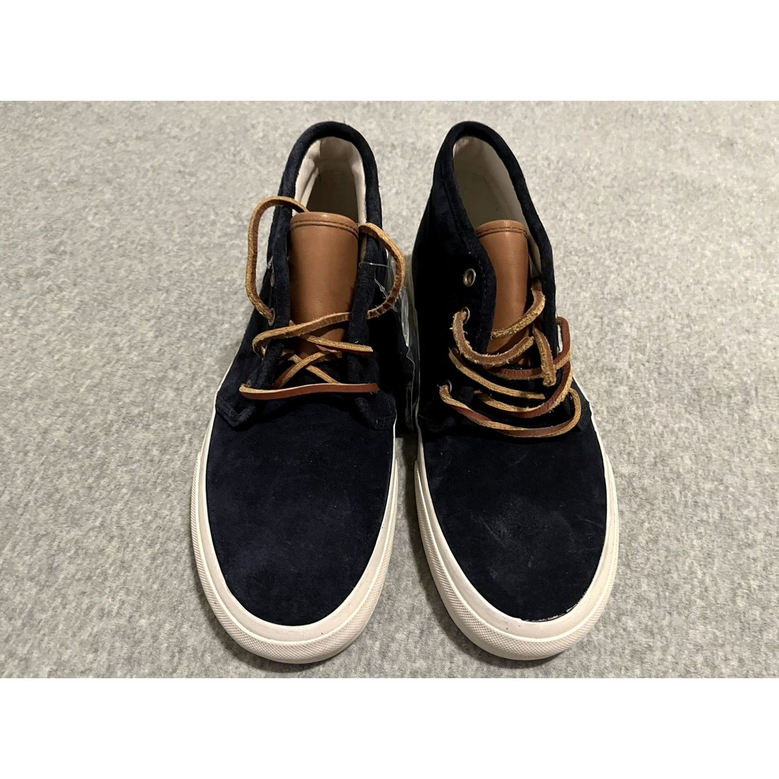 Polo Ralph Lauren Polo Ralph Lauren Keaton Navy Blue Suede Leather Chukka Boot Shoes Mens 8.5 Size US M / EU 48-50 / 2 - 2 Thumbnail