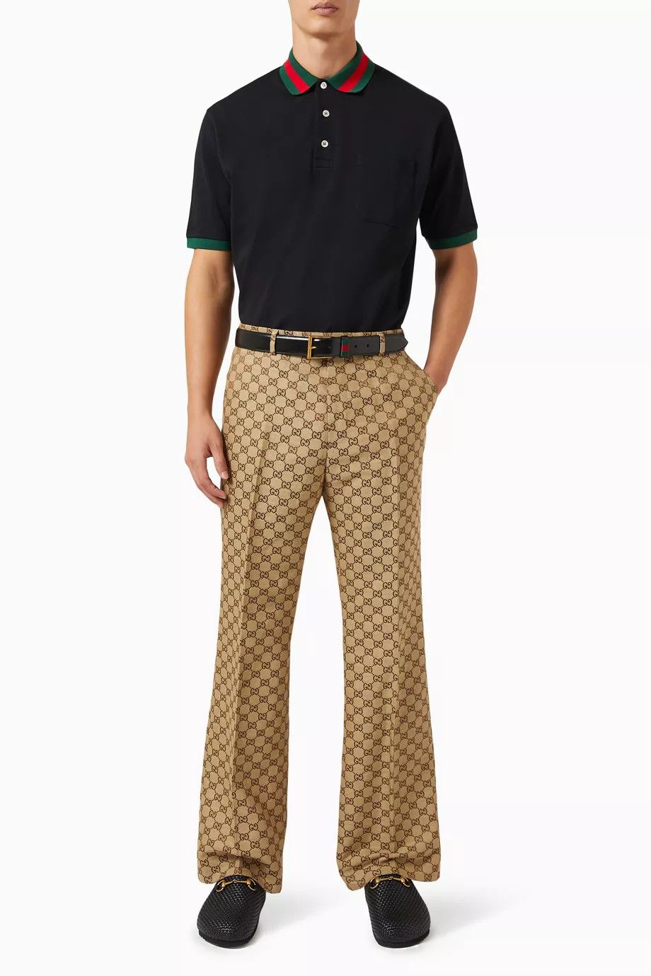 Gucci o1loc1c0925 Lunar New Year GG Canvas Pants In Brown Size US 30 / EU 46 - 2 Thumbnail