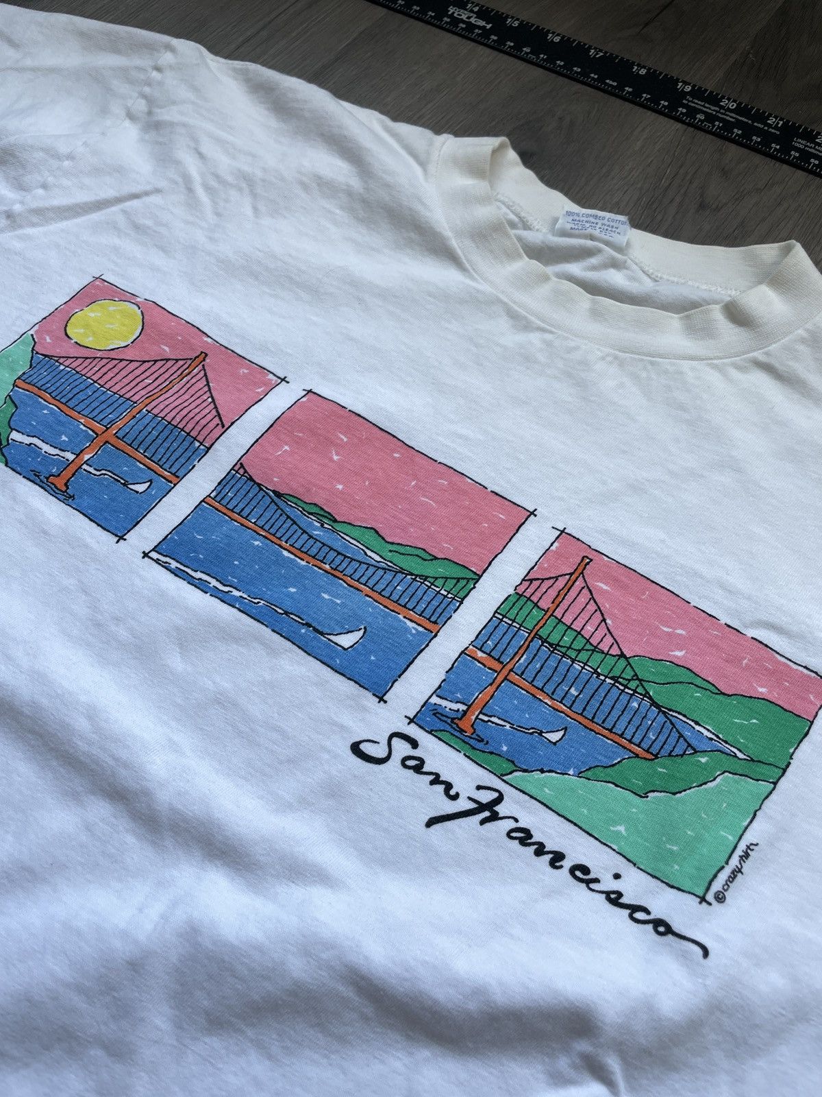 Vintage Vintage Crazy Shirts “San Francisco Bridge” T-shirt (Sz. L) Size US L / EU 52-54 / 3 - 2 Thumbnail