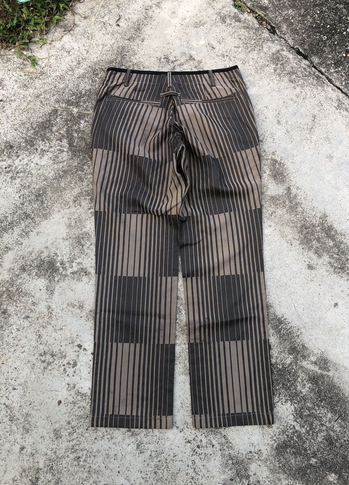 Gaultier Homme Objet × Jean Paul Gaultier STRIPED GOULTIER HOMME OBJECT PANT Size US 28 / EU 44 - 6 Thumbnail