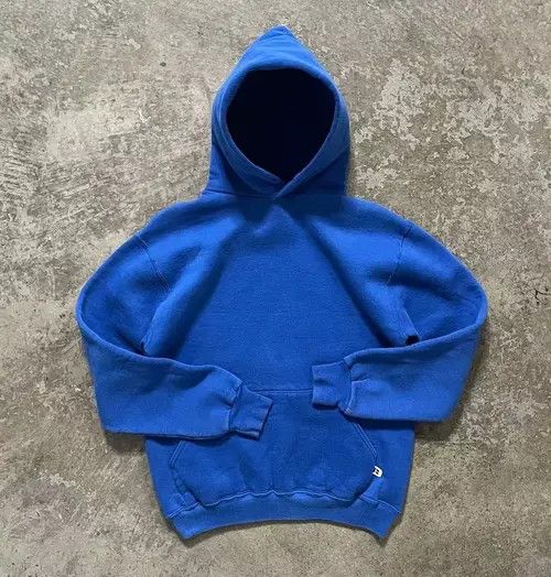 Japanese Brand Kokubu x moto Dark blue washed retro casual versatile hoodie Size US L / EU 52-54 / 3 - 4 Thumbnail