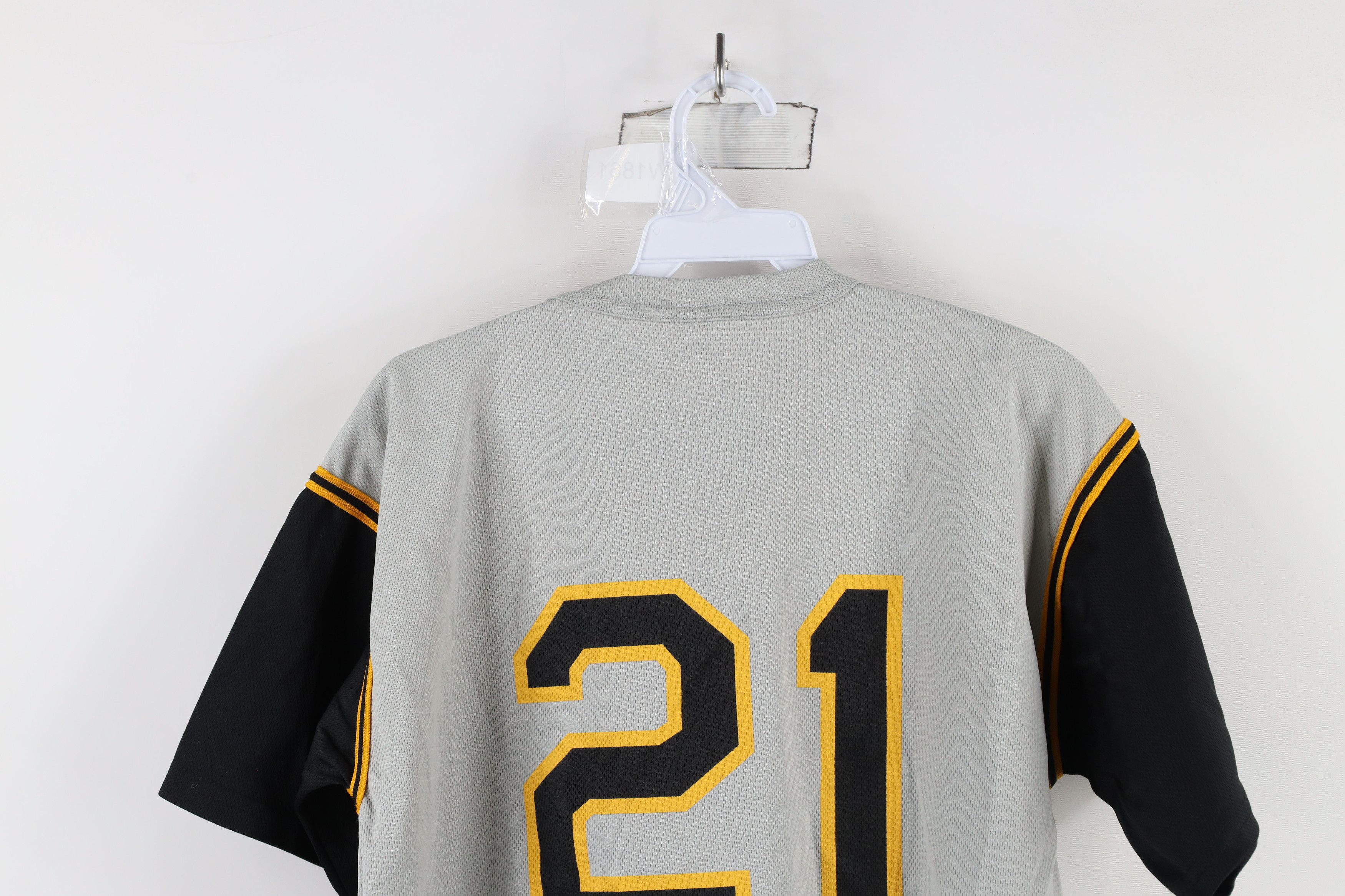 Vintage Vintage 90s Clemente Pittsburgh Pirates Baseball Jersey USA Size M / US 6-8 / IT 42-44 - 12 Thumbnail