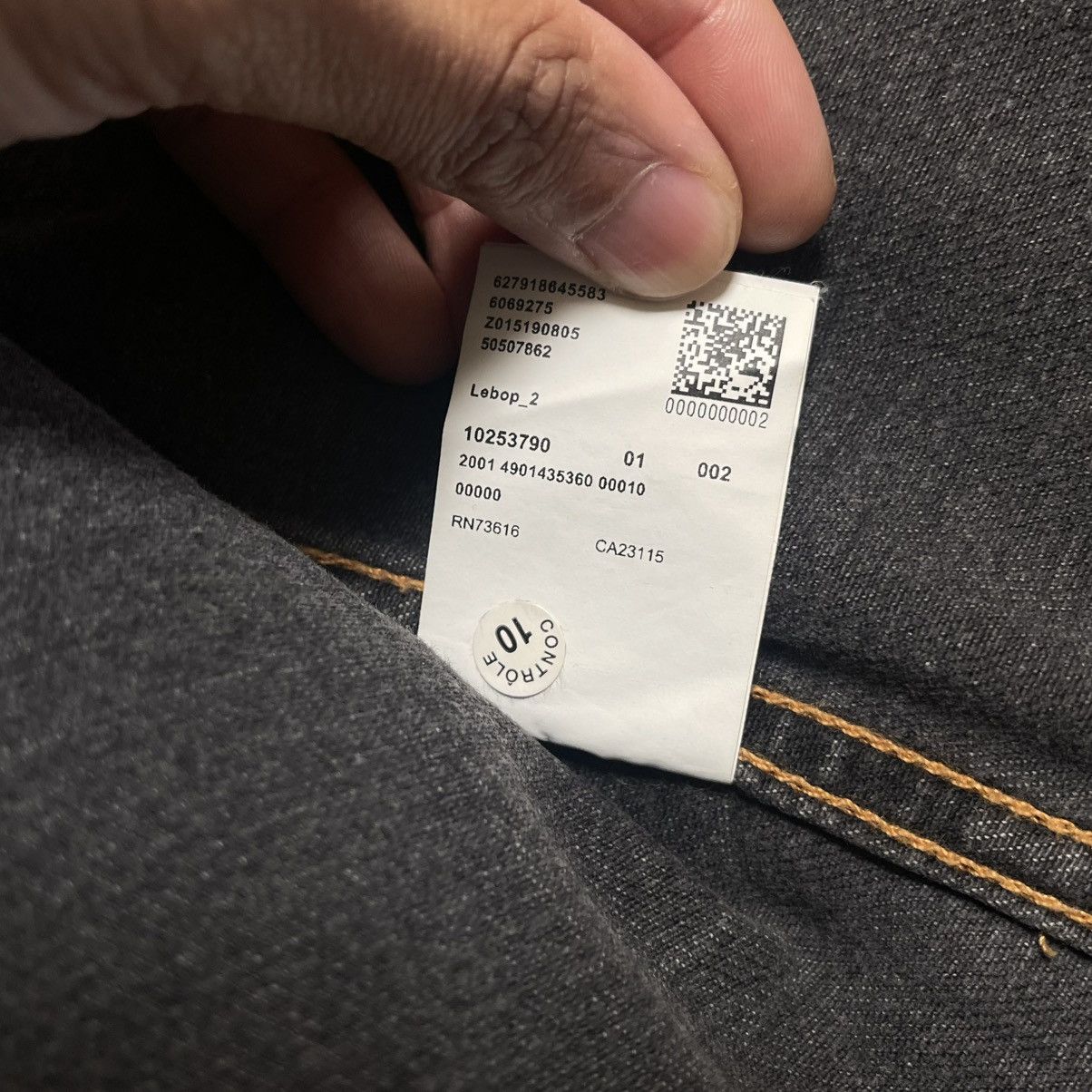 Hugo Boss BOSS Black Faded Denim Shirt | Western Washed Black | Grey Size US S / EU 44-46 / 1 - 11 Thumbnail