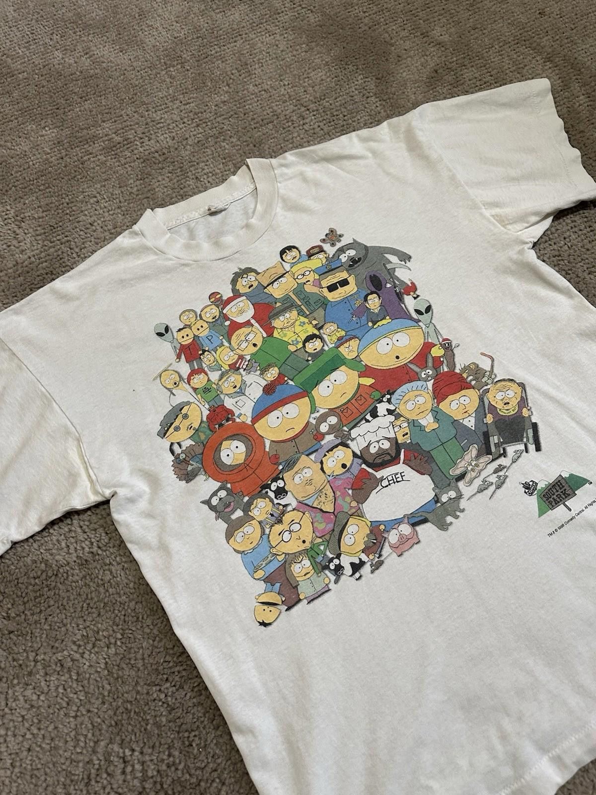 Vintage Vintage Screen Stars South Park T-Shirt 1998 Sz M Size US M / EU 48-50 / 2 - 5 Thumbnail