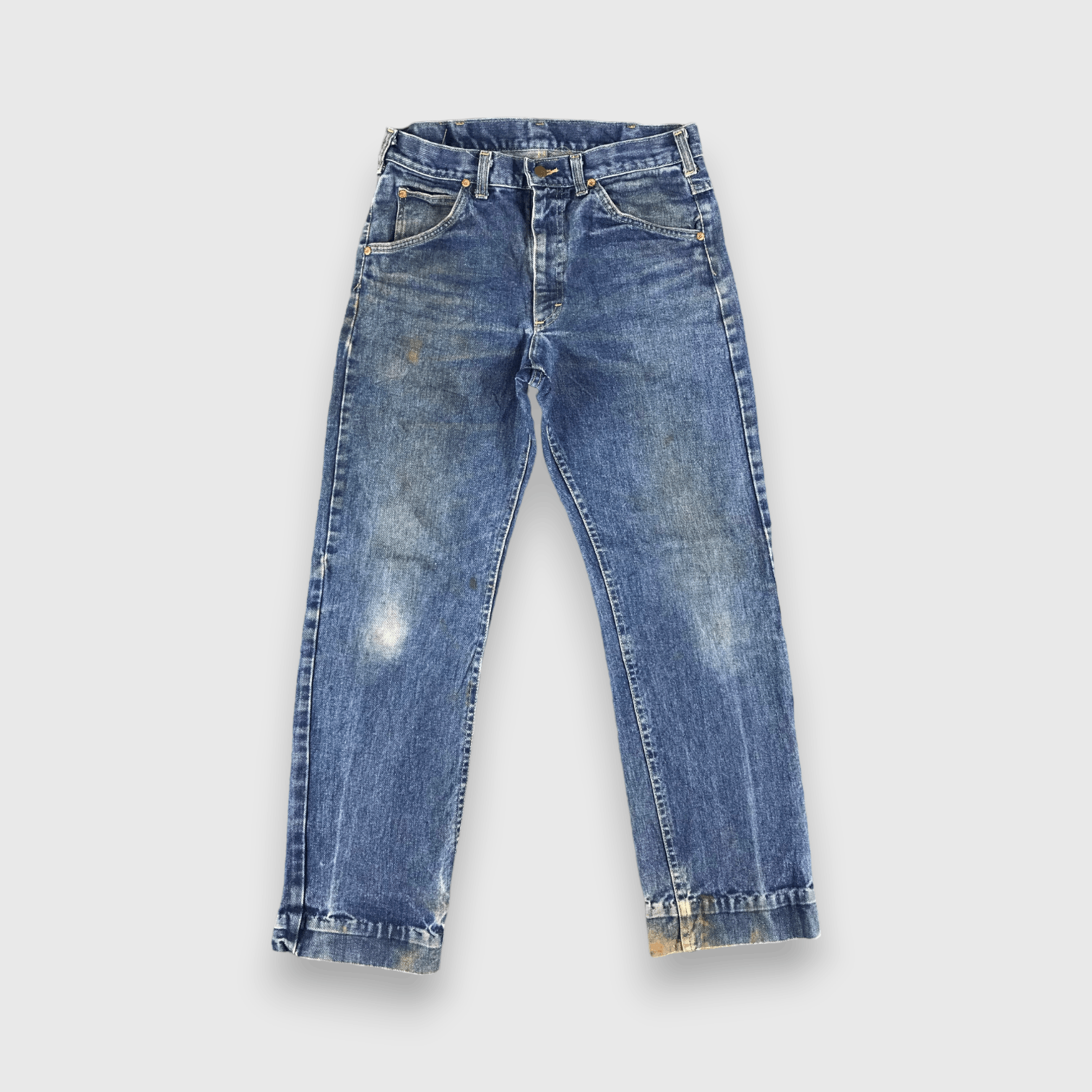 Lee Vintage Blue Wash Lee Jeans-J2678 Size US 31 - 1 Thumbnail