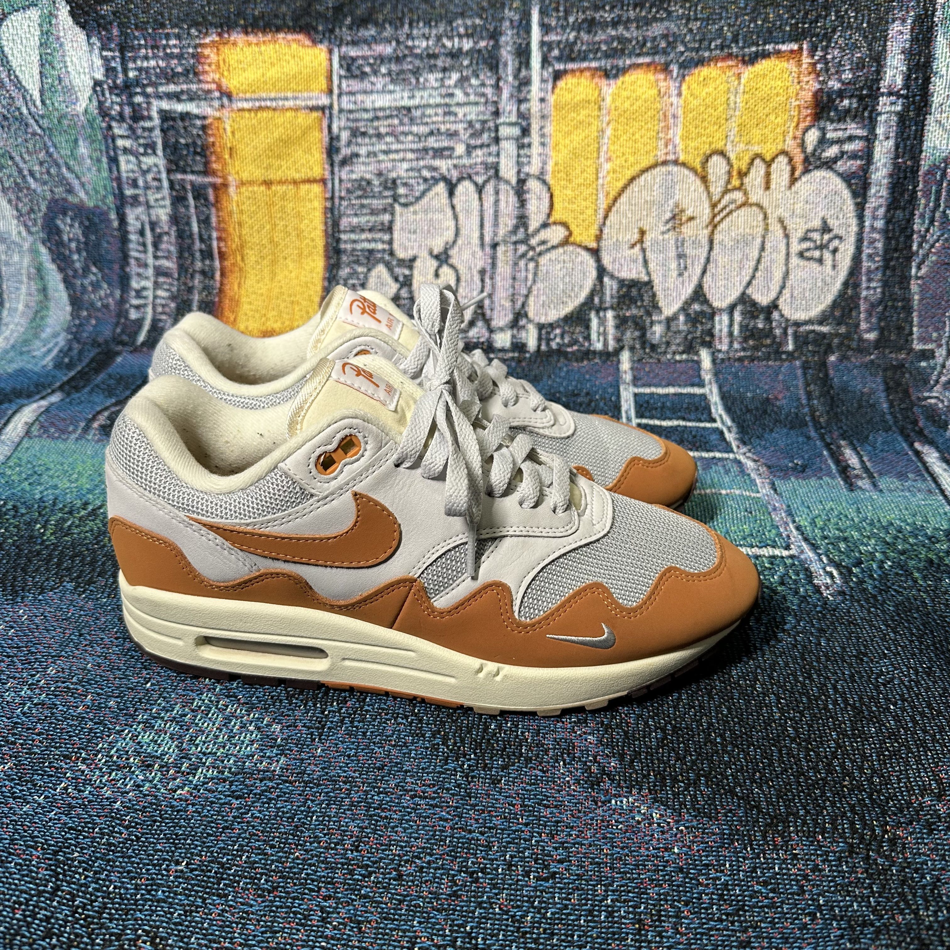 Nike × Patta Nike x Patta Air Max 1 Orange Size 8 W/ Bracelet Size US 8 / EU 41 - 1 Thumbnail