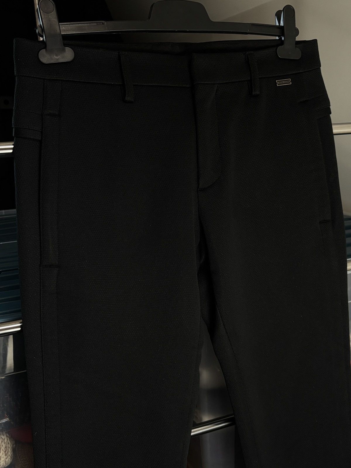 Dirk Bikkembergs Dirk Bikkembergs Wool Nylon Black Vintage Casual Chino Pants Size US 30 / EU 46 - 3 Thumbnail