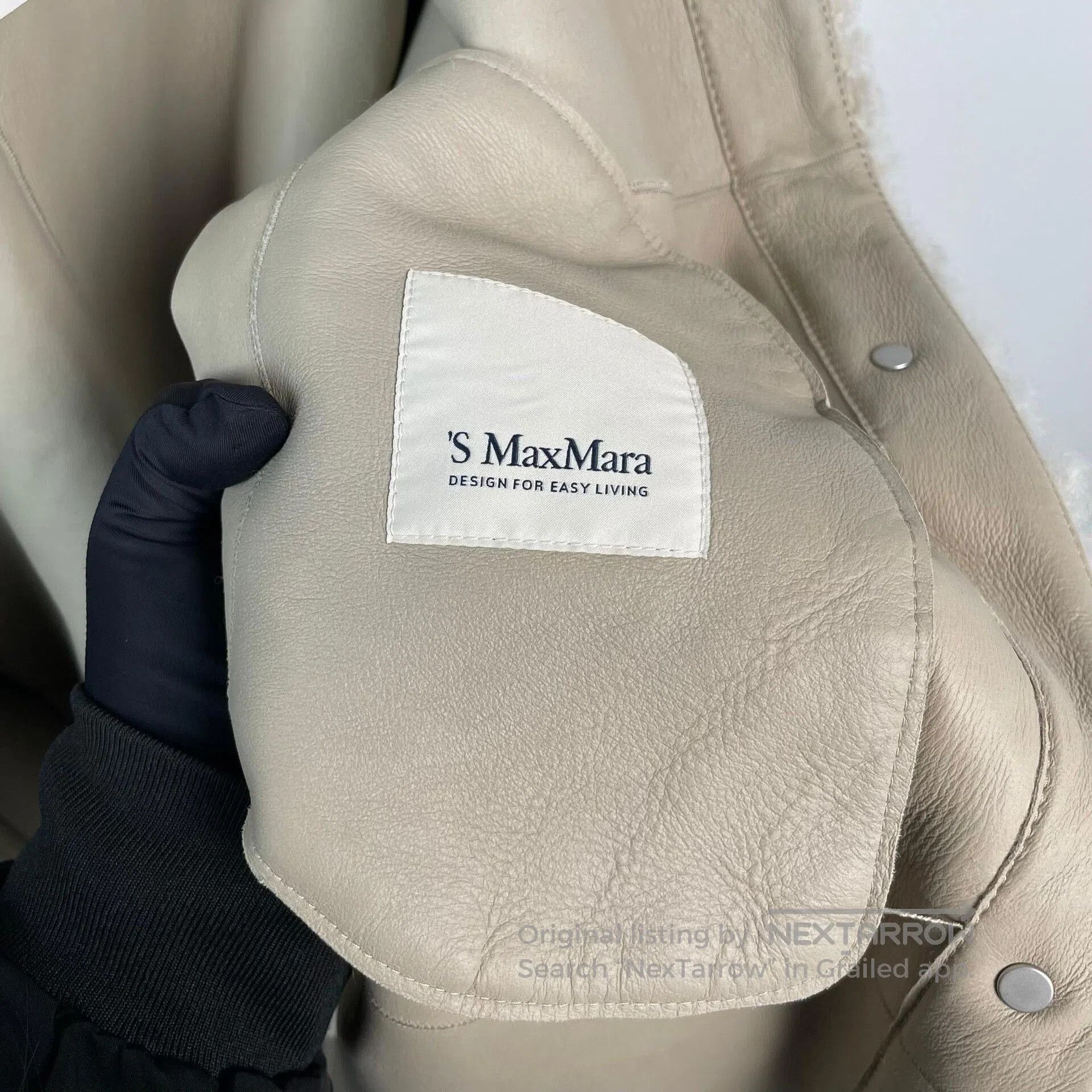 Maxmara Classic Long Wool Hooded Coat 36.