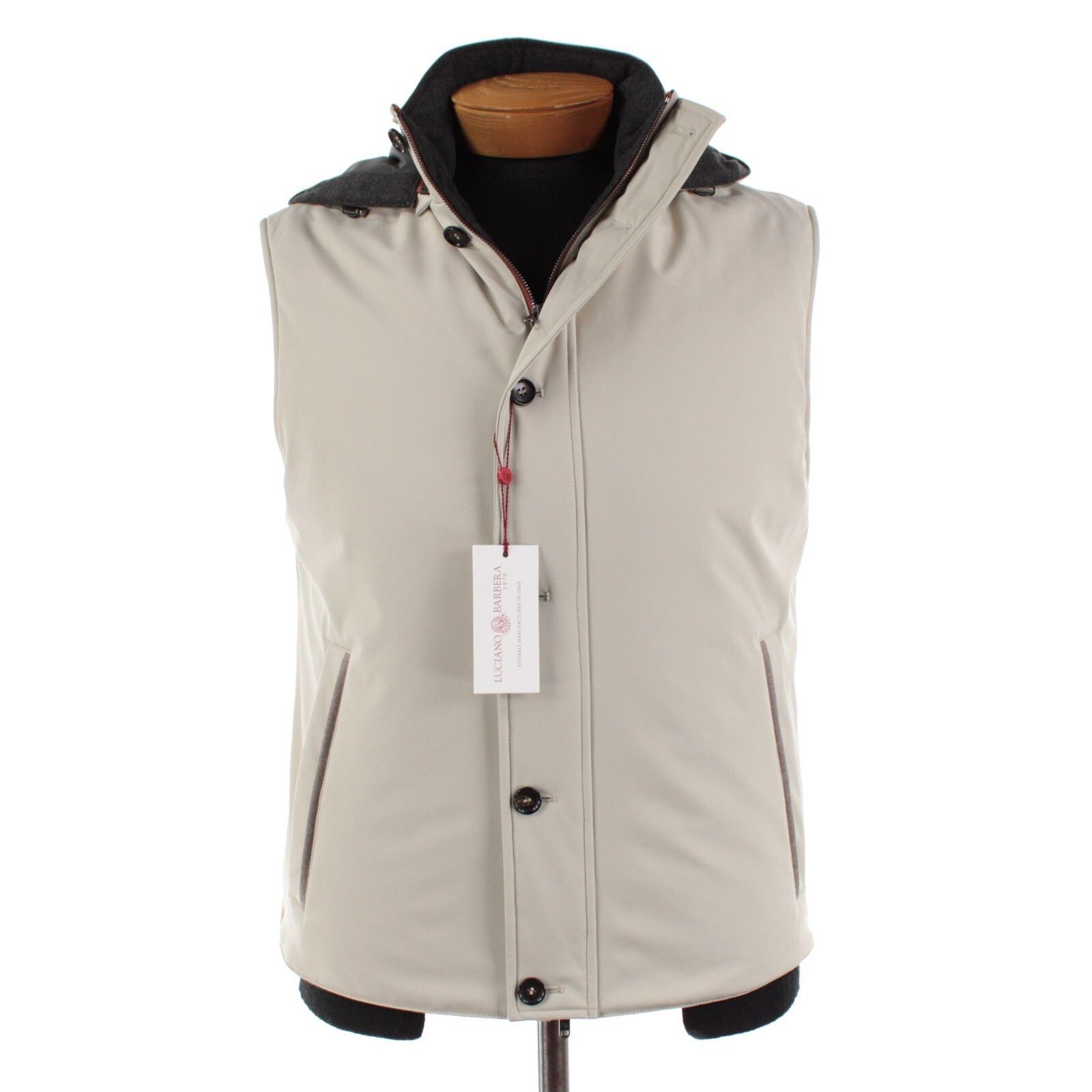 Luciano Barbera Luciano Barbera Vest Size XL US In Beige Polyamide Blend Size US XL / EU 56 / 4 - 1 Thumbnail