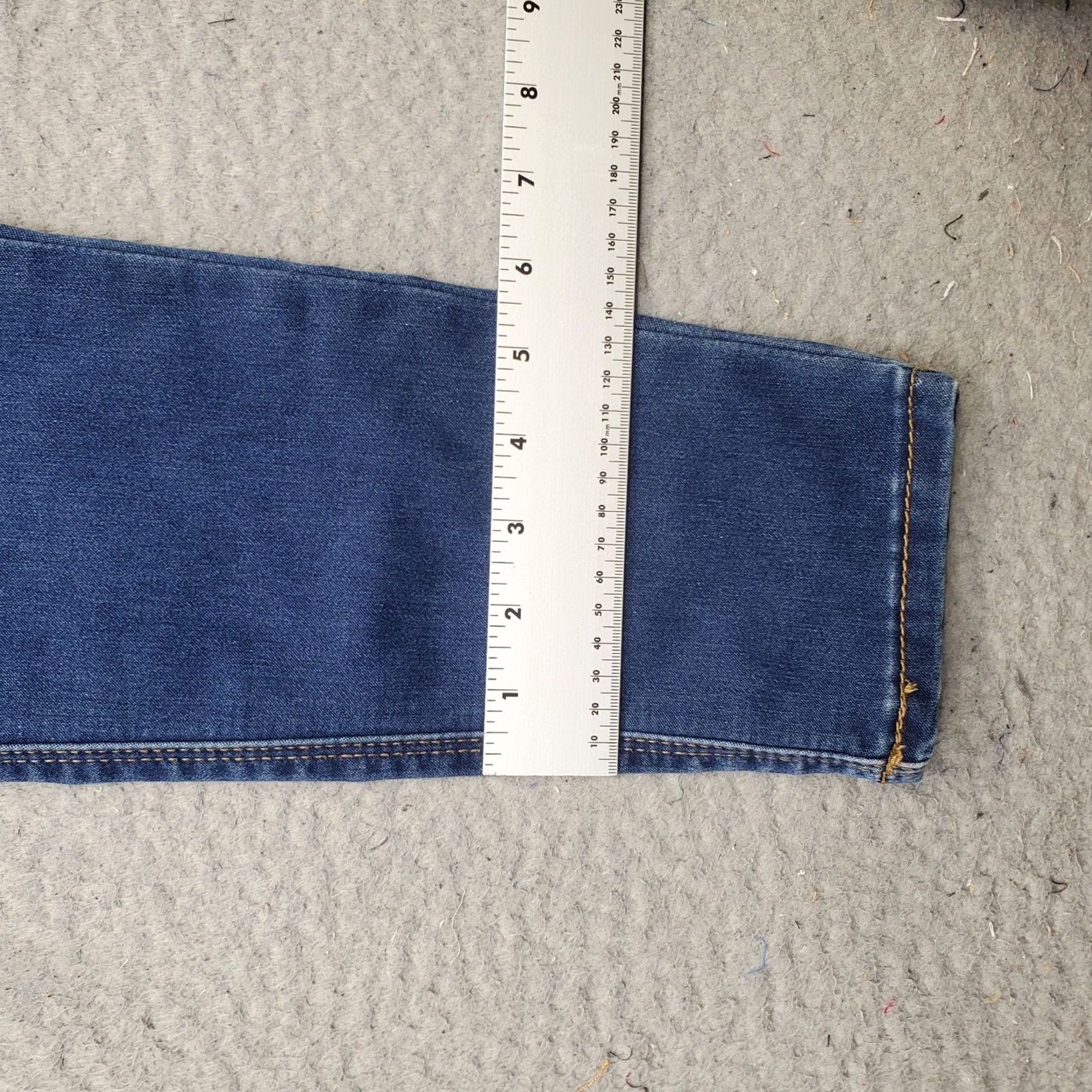Vintage Seven7 Weekend Jeans Womens 8 Blue Denim Stretch High Rise Slim Fit Jeans Size 30" / US 8 / IT 44 - 5 Thumbnail