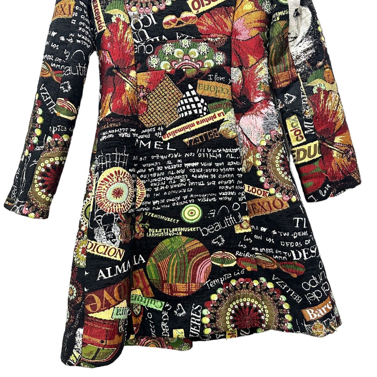 Desigual Manteau coat multi embroidery vintage Size XS / US 0-2 / IT 36-38 - 6 Thumbnail