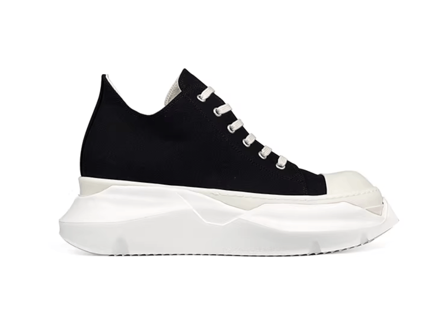Rick Owens Drkshdw Rick Owens Men's Canvas Platform Low Top Sneakers Size US 10.5 / EU 43-44 - 4 Thumbnail