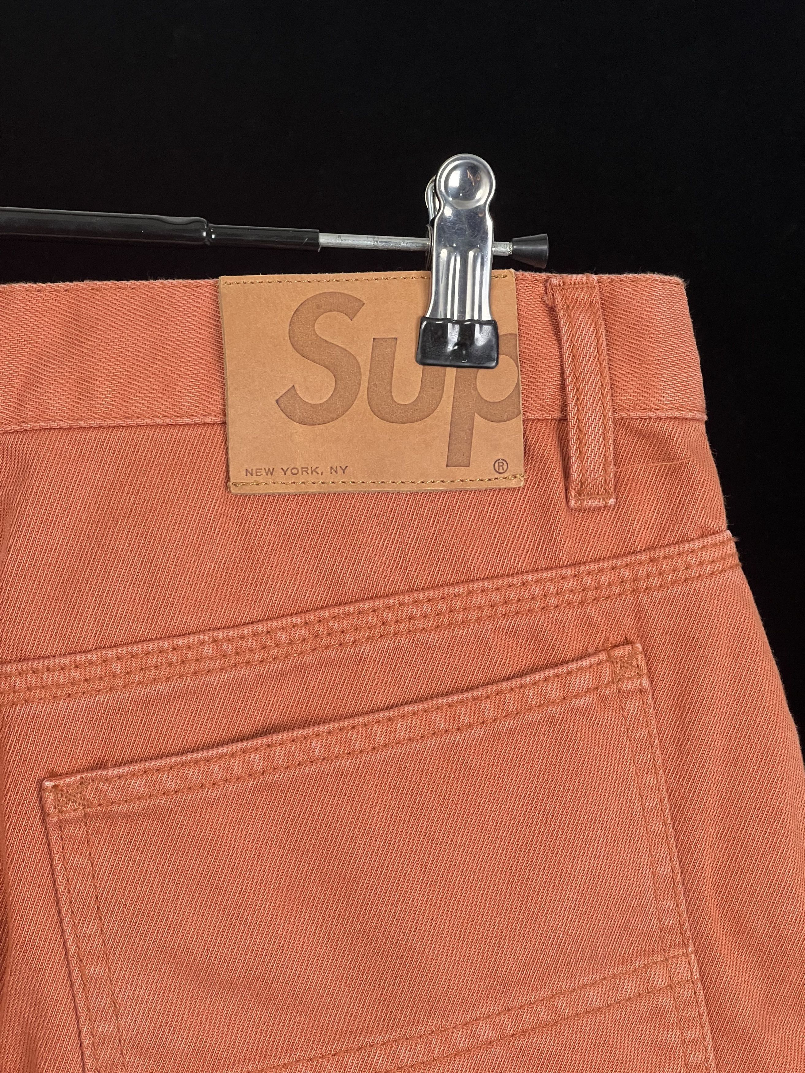 Supreme Brand New HANDSTYLE DENIM PAINTER SHORT SS21 Size US 30 / EU 46 - 6 Thumbnail