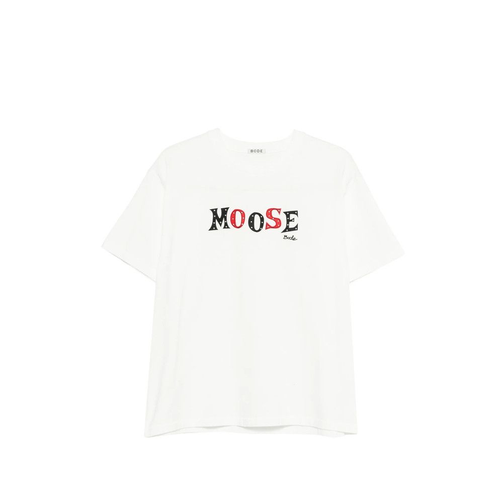Bode Bode WHITE T-Shirts & Vests - T-Shirts Size US L / EU 52-54 / 3 - 1 Thumbnail