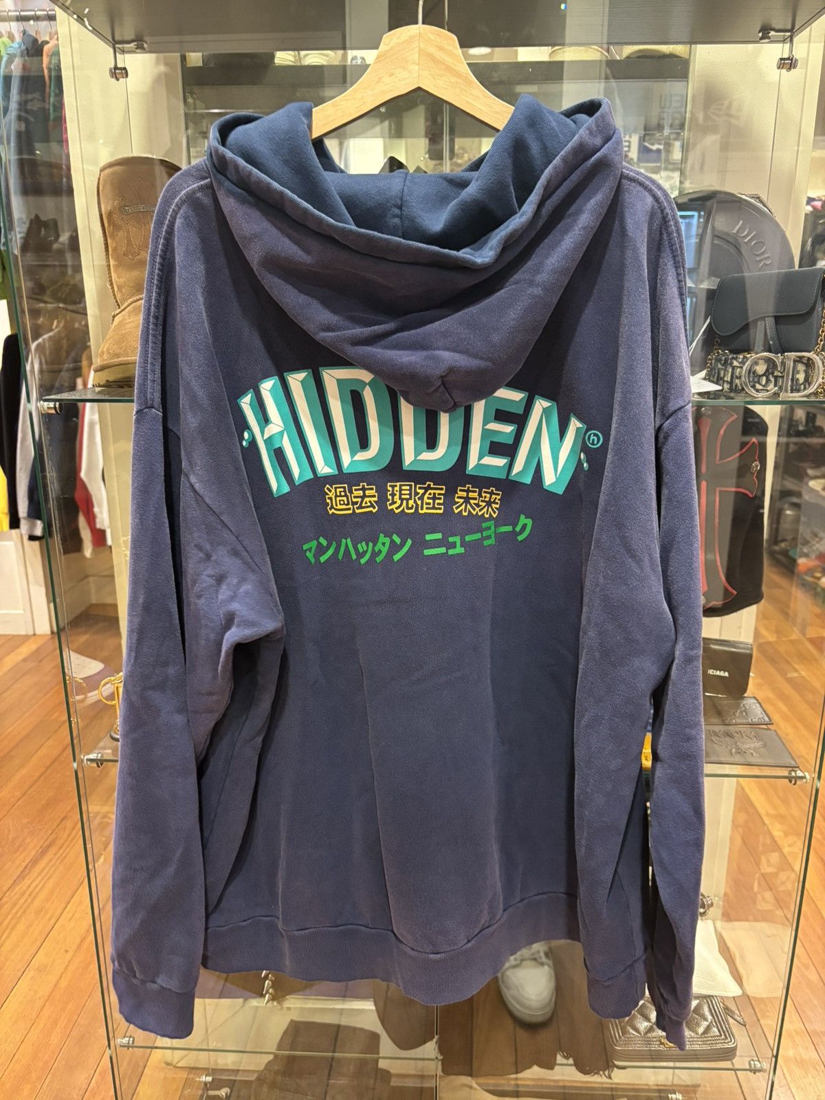 HIDDEN Hidden NYC Japanese Text Hoodie Size US XXL / EU 58 / 5 - 2 Thumbnail