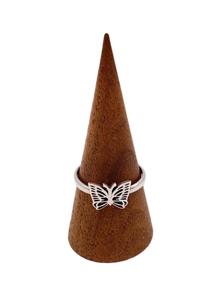 image of Needles Butterfly Ring in Silver, Men's
