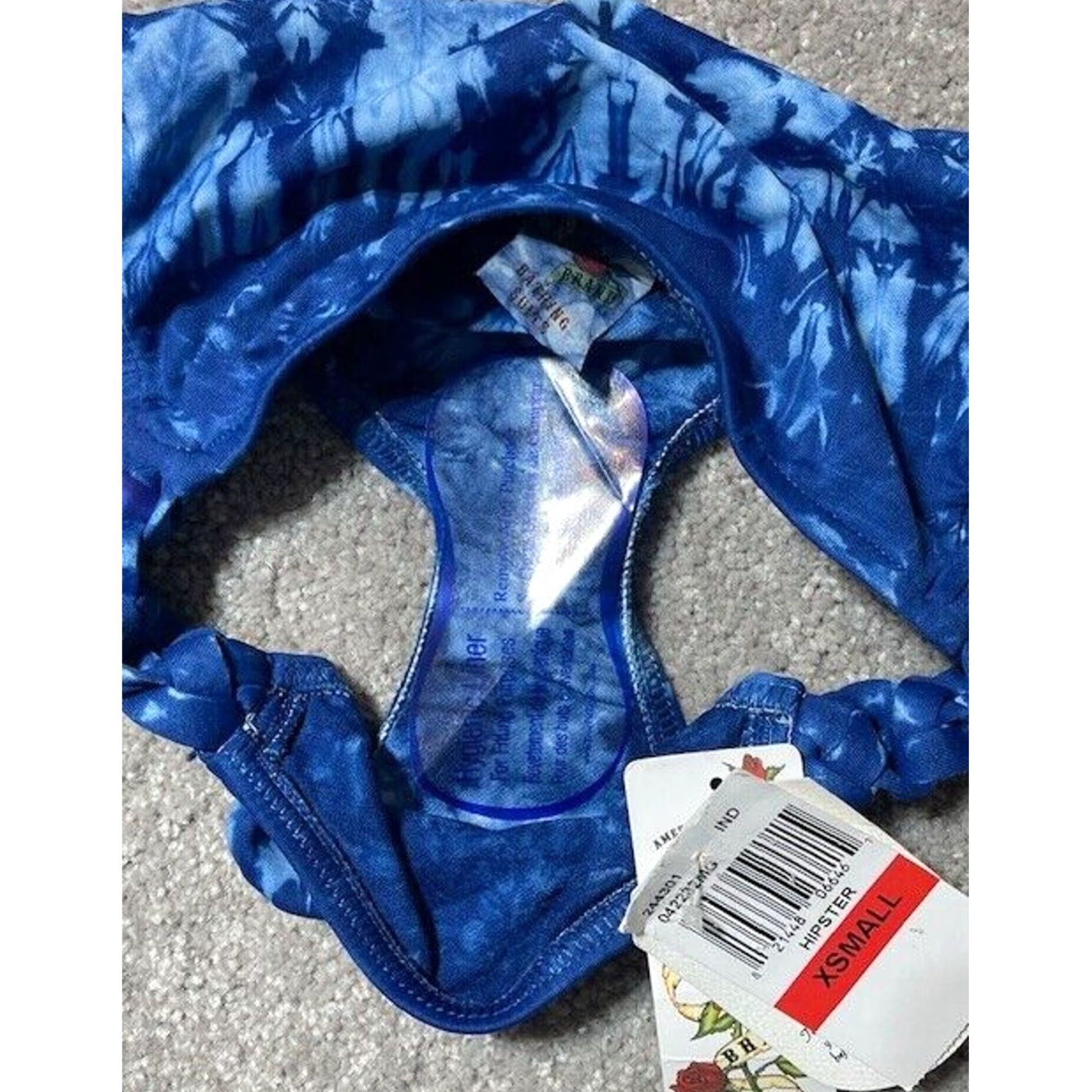 Lucky Brand Lucky Brand Bikini XS Low Rise Tie Dye Boho Hipster Y2K Hippie Beach Colorful USA Womens Size 26" / US 2 / IT 38 - 3 Thumbnail