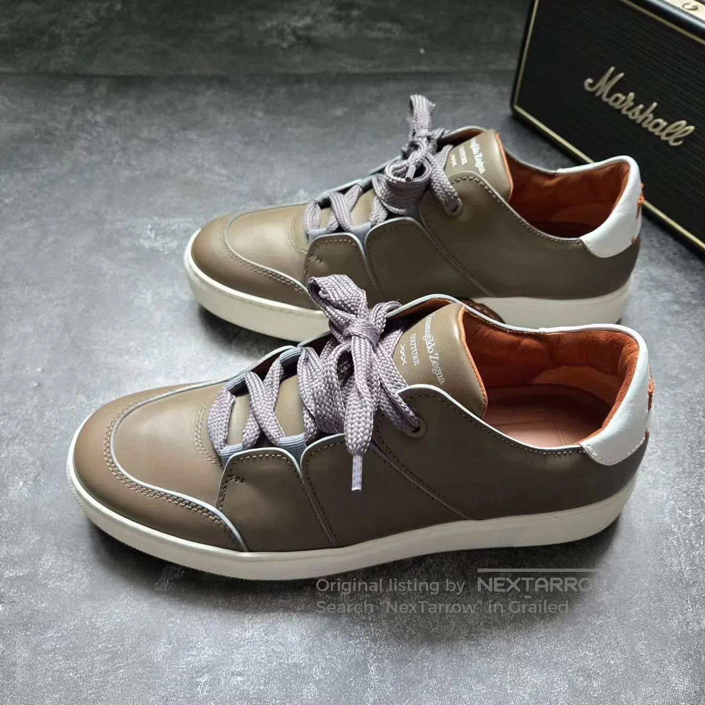 Ermenegildo Zegna ZEGNA XXX Brown White Sneakers. Size US 8.5 / EU 41-42 - 1 Thumbnail