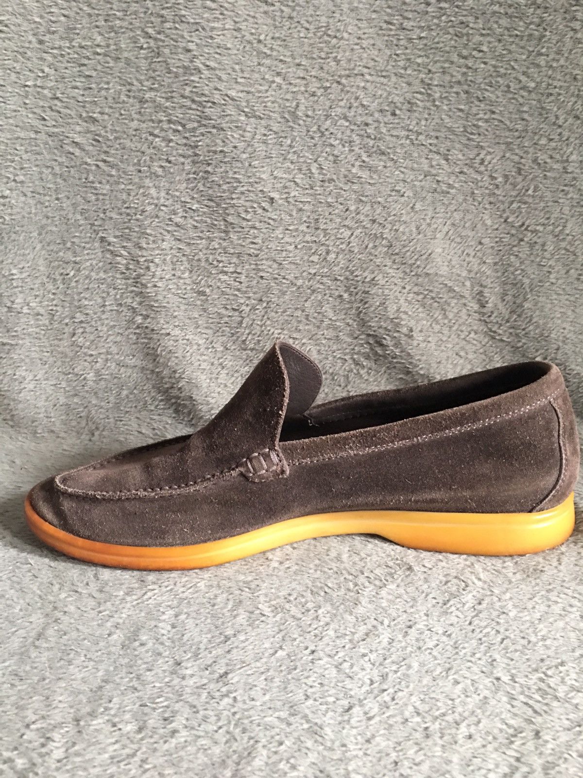 Loro Piana Loro Piana Grey Brown Suede Leather Men Loafers EU 40.5 Size US 7.5 / EU 40-41 - 6 Thumbnail