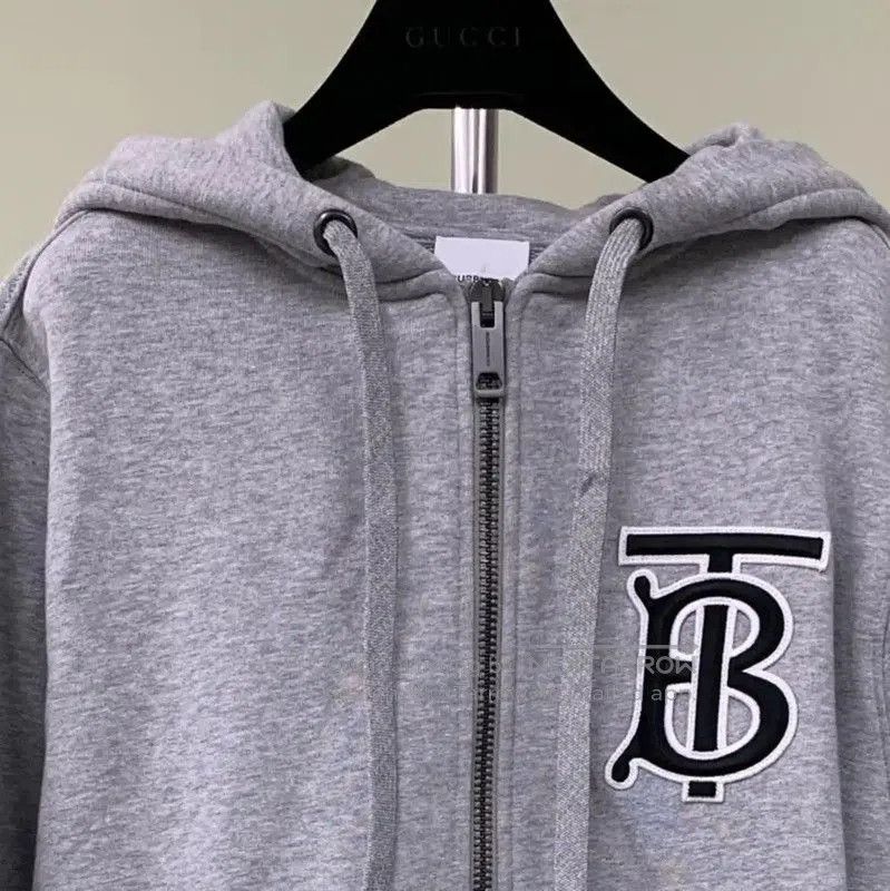 Burberry Burberry Women's Gray Cotton Hoodie Size S. Size S / US 4 / IT 40 - 4 Thumbnail