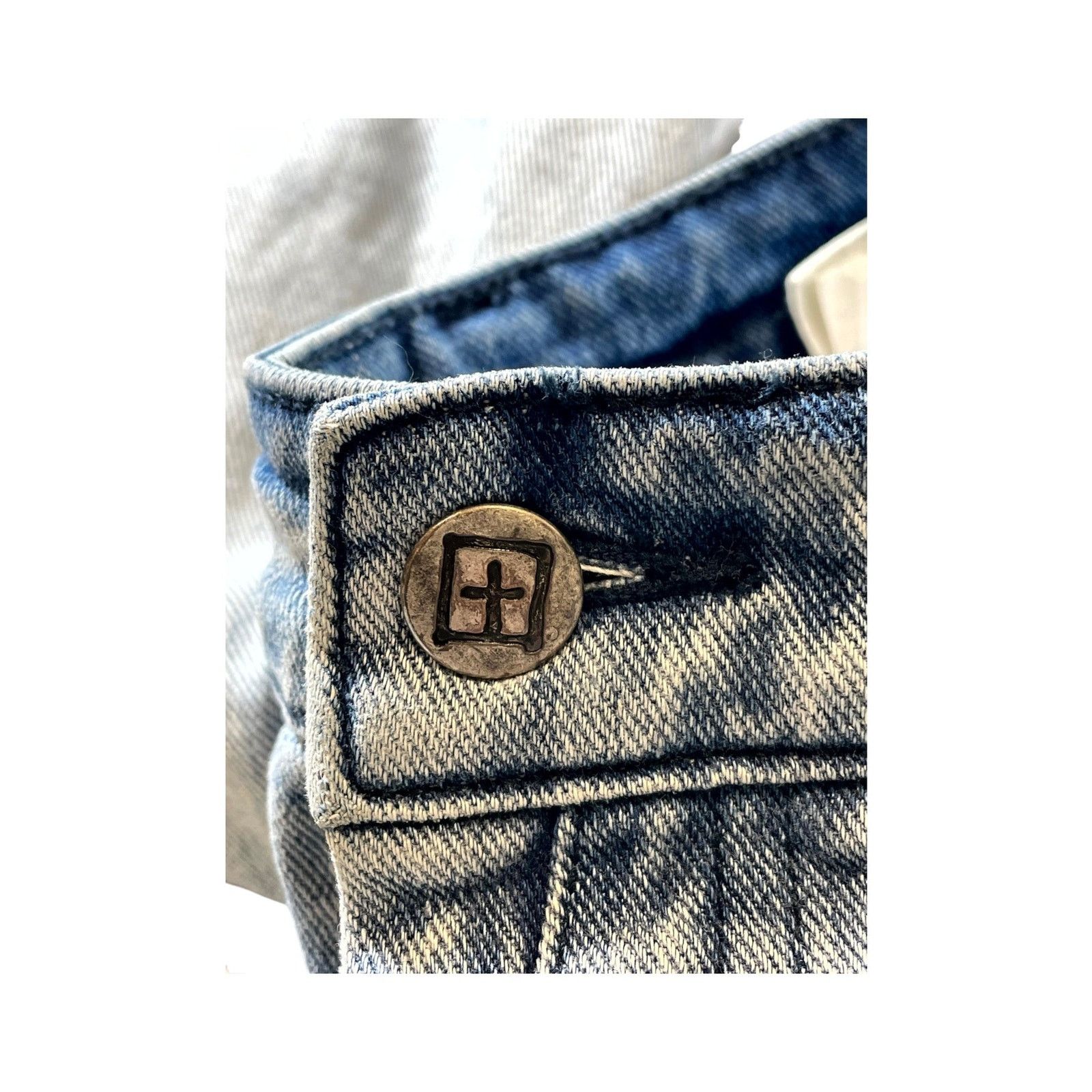 Ksubi Ksubi Distressed Light Wash Jeans Size US 32 / EU 48 - 3 Thumbnail