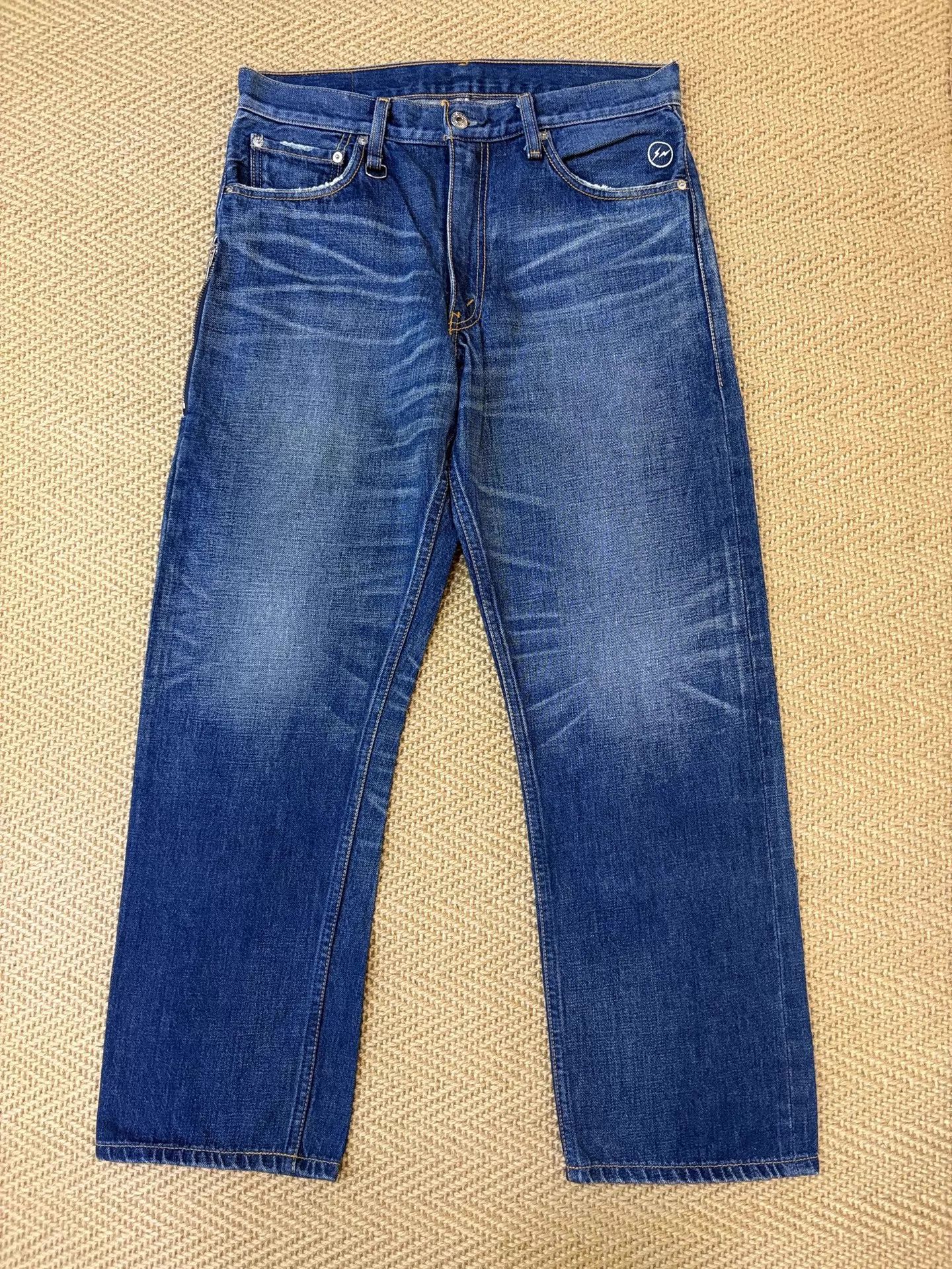Levi's Levi's Fenom Lightning Bolt Heavy Washed 505 Jeans W32 Size US 32 / EU 48 - 1 Thumbnail