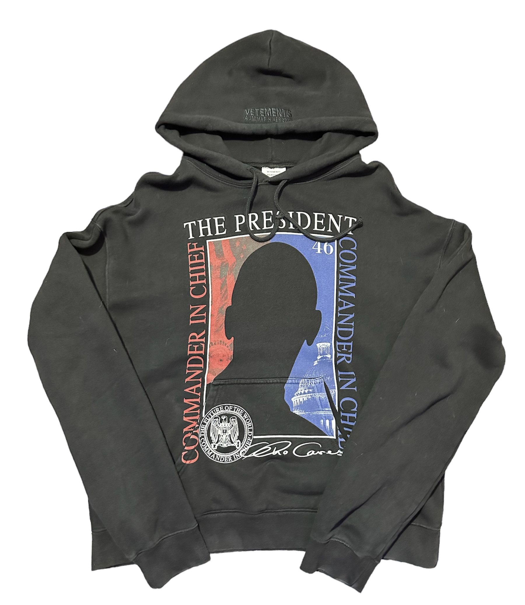 Vetements Vetements AW20 President Cropped Hoodie Grailed