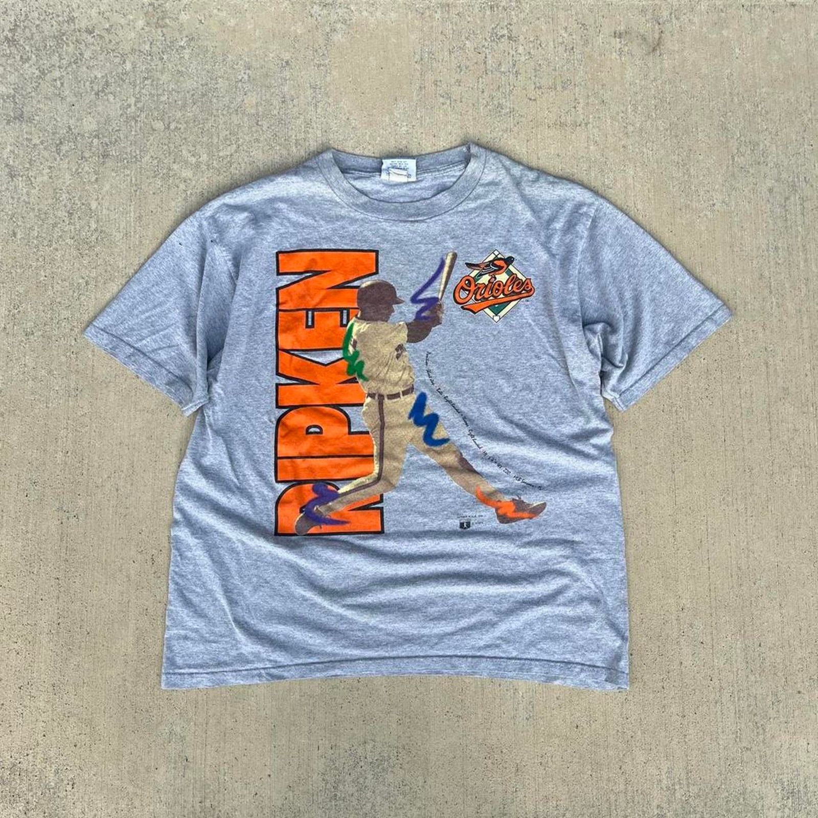 Lee Cal Ripken Jr 90s Lee Sport Gray Men’s MLB Baseball Shirt Size US XL / EU 56 / 4 - 1 Thumbnail