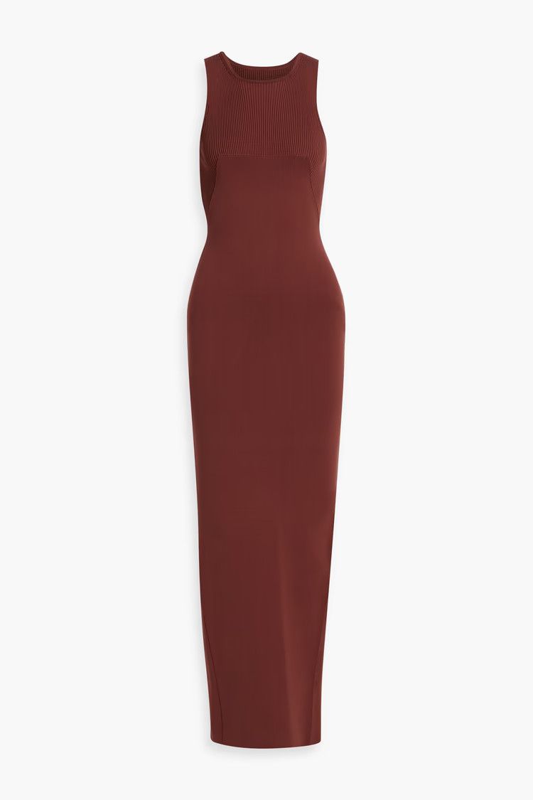 Rick Owens o1y0126 Maxi Dress in Chocolate Brown Size M / US 6-8 / IT 42-44 - 1 Thumbnail