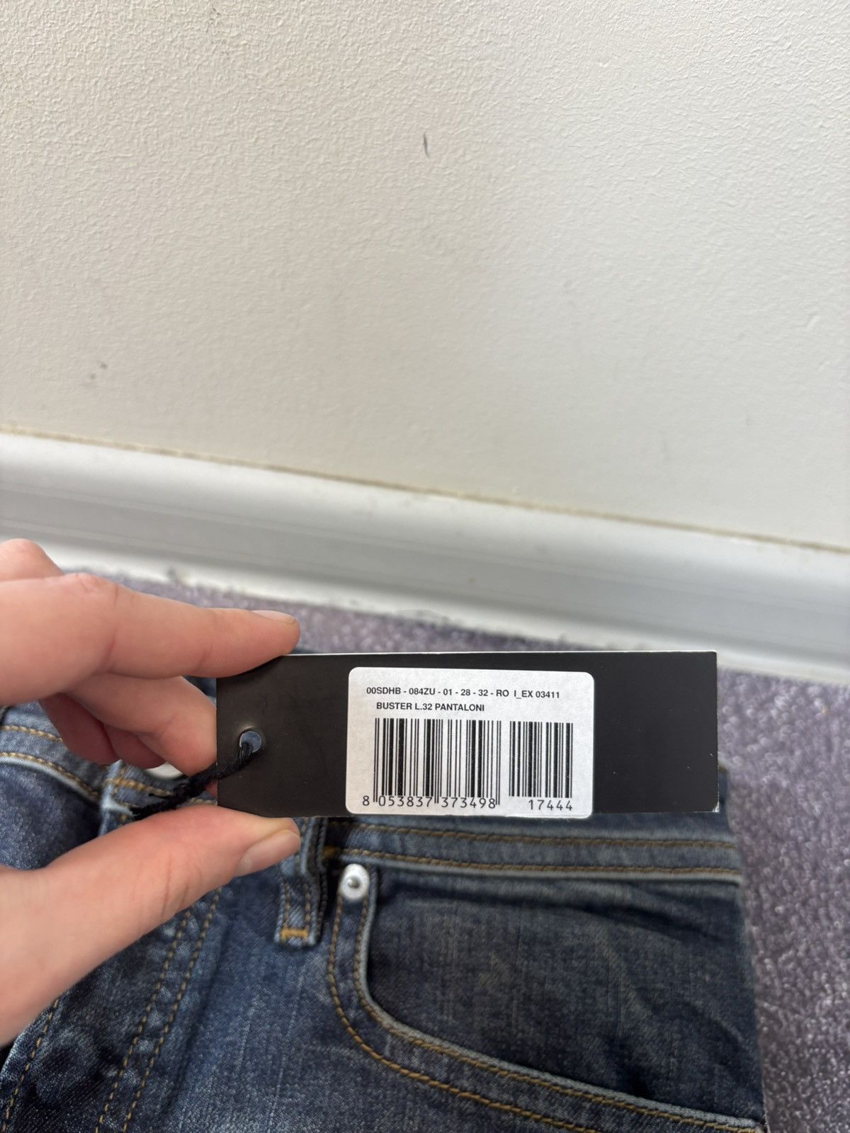 Diesel Diesel Buster Regular Slim Tapered NWT Stretch Denim Jeans Size US 28 / EU 44 - 8 Thumbnail