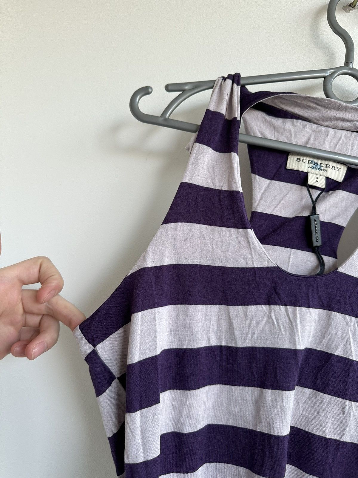 Burberry Burberry London Grey / Purple Striped Tank Top Size S Size S / US 4 / IT 40 - 5 Thumbnail