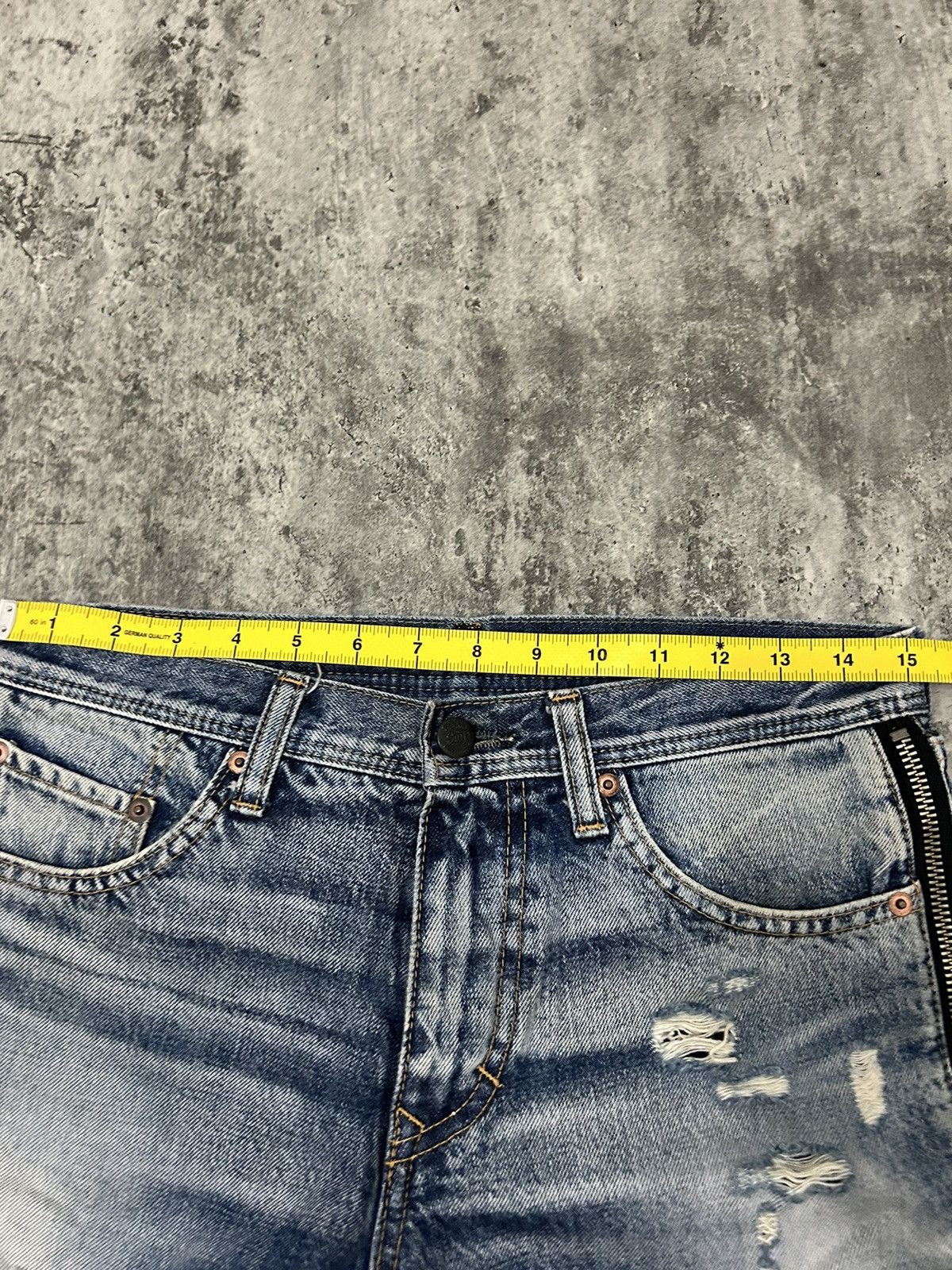 Japanese Brand RNA Inch Distressed Ripped Jeans Size US 30 / EU 46 - 16 Thumbnail