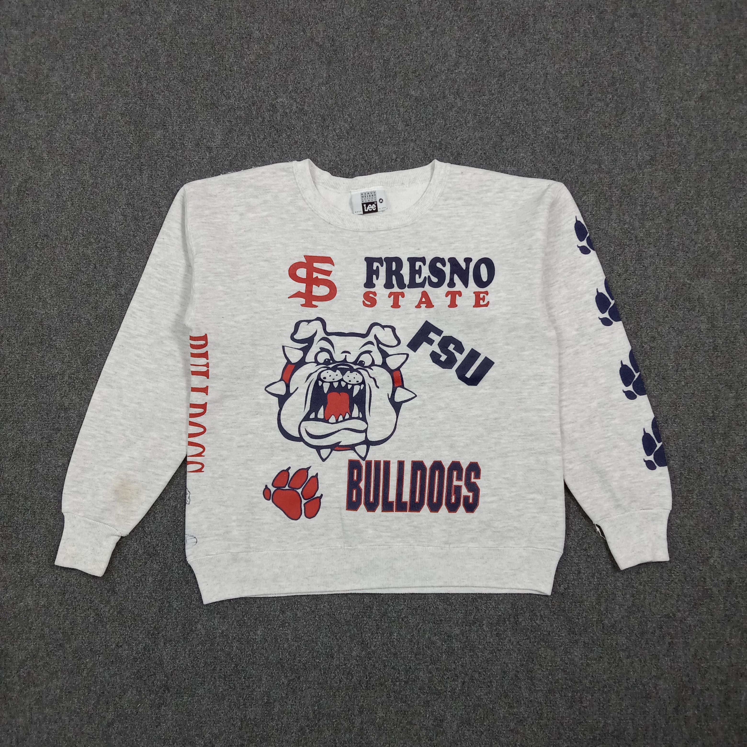 Lee Vintage 90s Fresno State Bulldogs NFL Team Sweatshirt C271N2 Size US M / EU 48-50 / 2 - 1 Thumbnail
