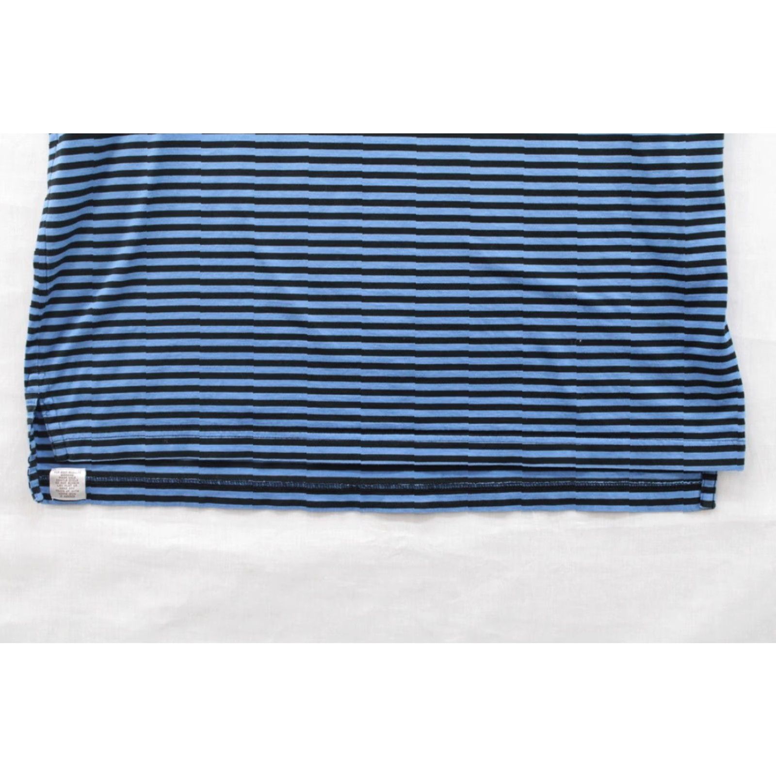 Peter Millar VINTAGE Peter Millar Polo Shirt Men's Large Blue Black Stripe Golf Embroidered Preppy Size US L / EU 52-54 / 3 - 7 Thumbnail
