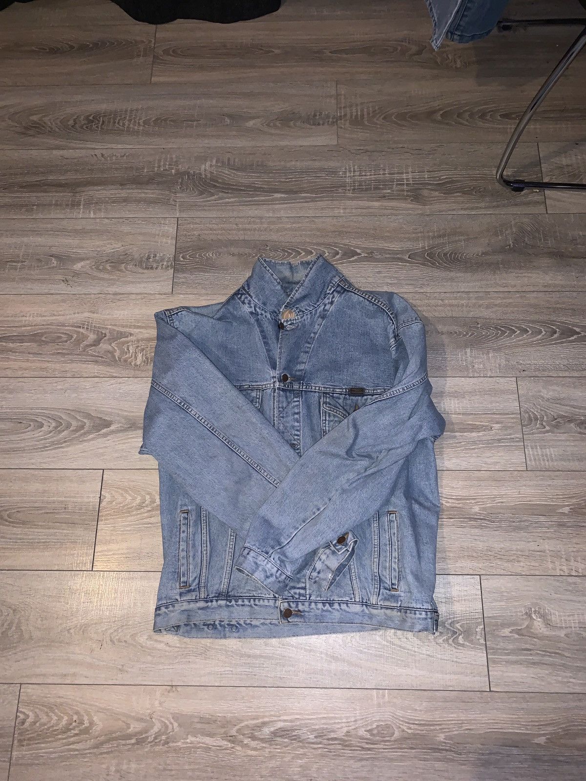 image of Stealvintage 80's Wrangler Denim Jacket in Blue, Men's (Size XL)