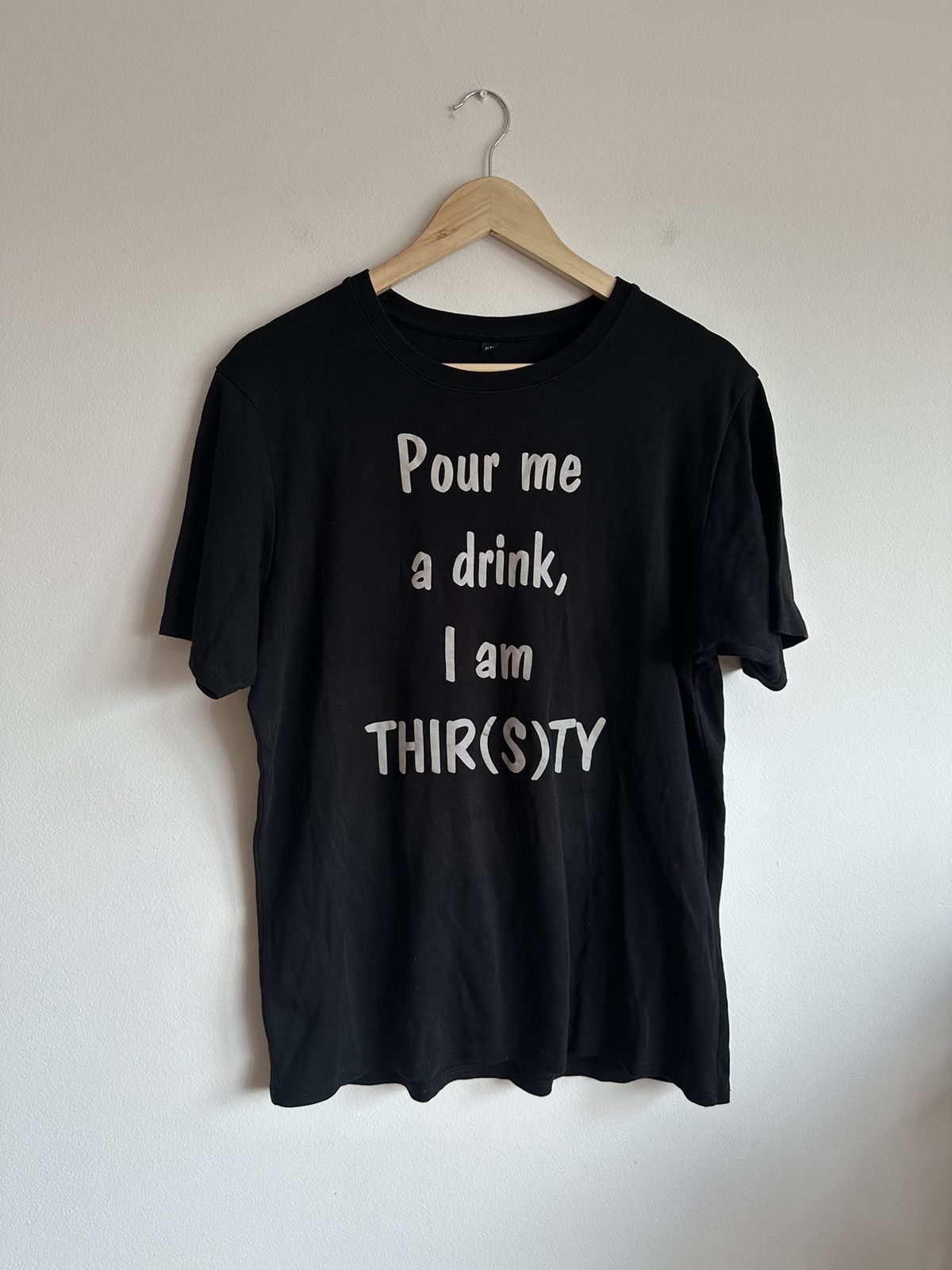 Other Pour me a drink Tee Reflective inscription swag streetwear Size US M / EU 48-50 / 2 - 1 Thumbnail