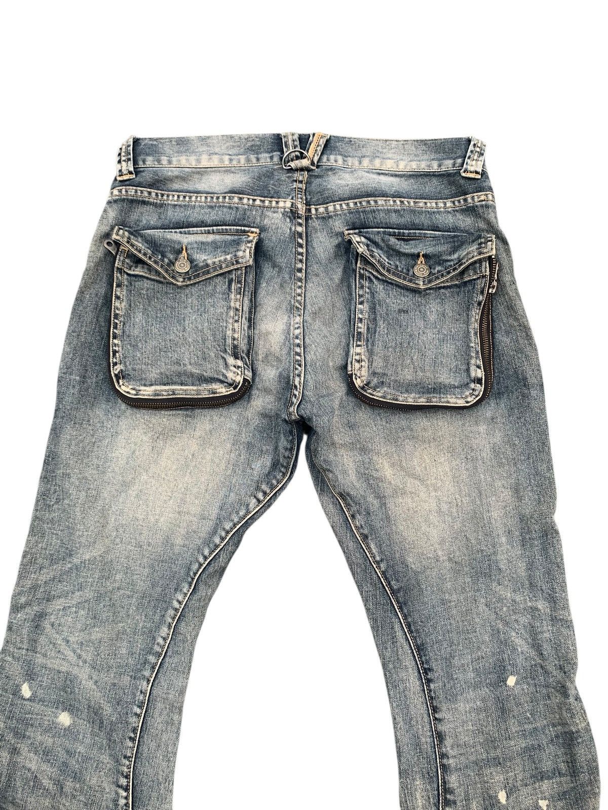 PPFM RARE💥PPFM BANANA CURVE CUT JAPANESE PUNK RUSTY DENIM Size US 32 / EU 48 - 7 Thumbnail