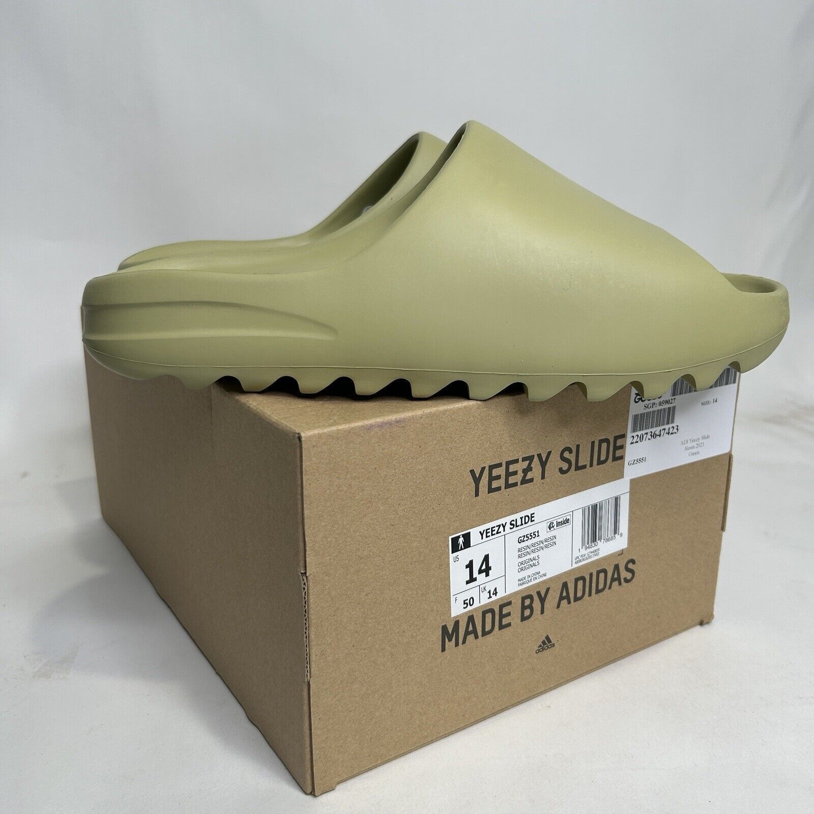 Adidas Adidas Yeezy Slide “Resin” 2024 Size US 14 / EU 47 - 3 Thumbnail