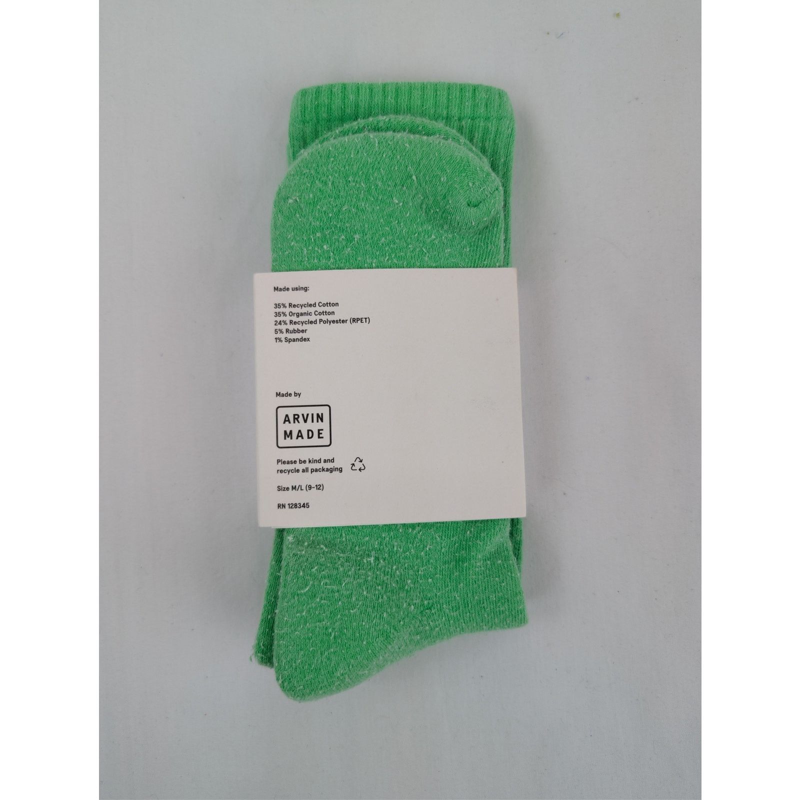 Gallery Dept. o1rshd1 Q:4 / Size: OS / Gallery Dept. Logo Socks Fluo Green Size ONE SIZE - 4 Thumbnail