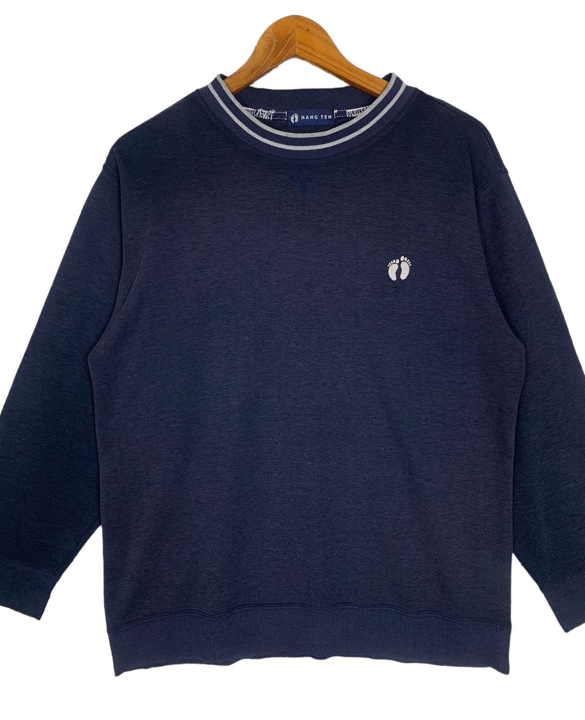 Hang Ten Vintage Hang Ten Loangboard Surferclothing Streewear Crewnec Size US M / EU 48-50 / 2 - 2 Thumbnail