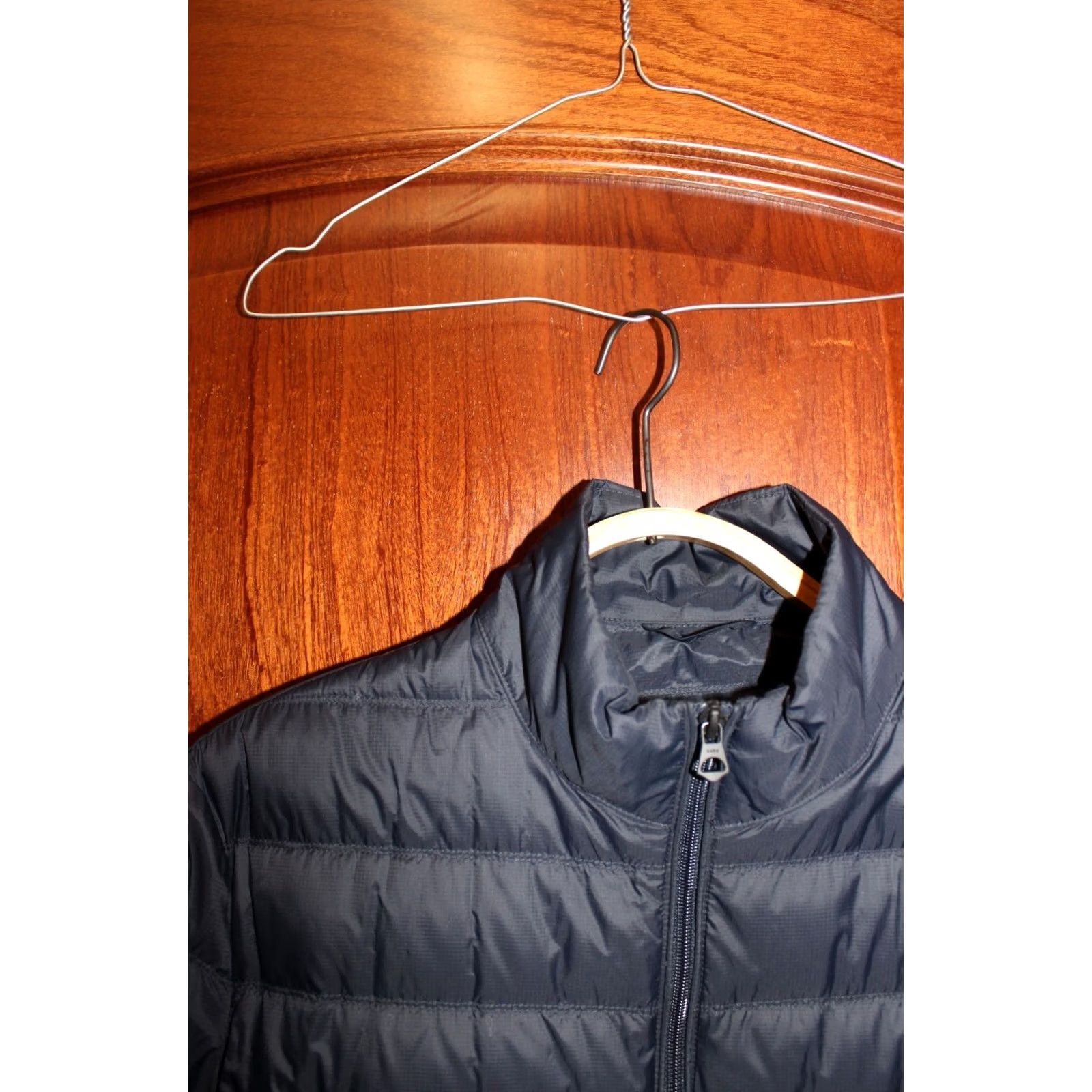 Zara VINTAGE Zara real down Puffer jacket Microdown Blue L Unisex Adults Autumn Winter Sports Theme Size US L / EU 52-54 / 3 - 2 Thumbnail