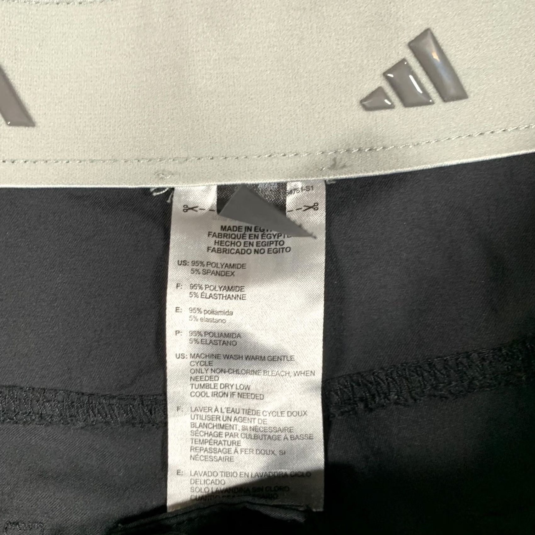 Adidas Adidas Golf Pants Mens 36x30 Black Stretch Khakis 5 Pocket Performance Size US 36 / EU 52 - 6 Thumbnail