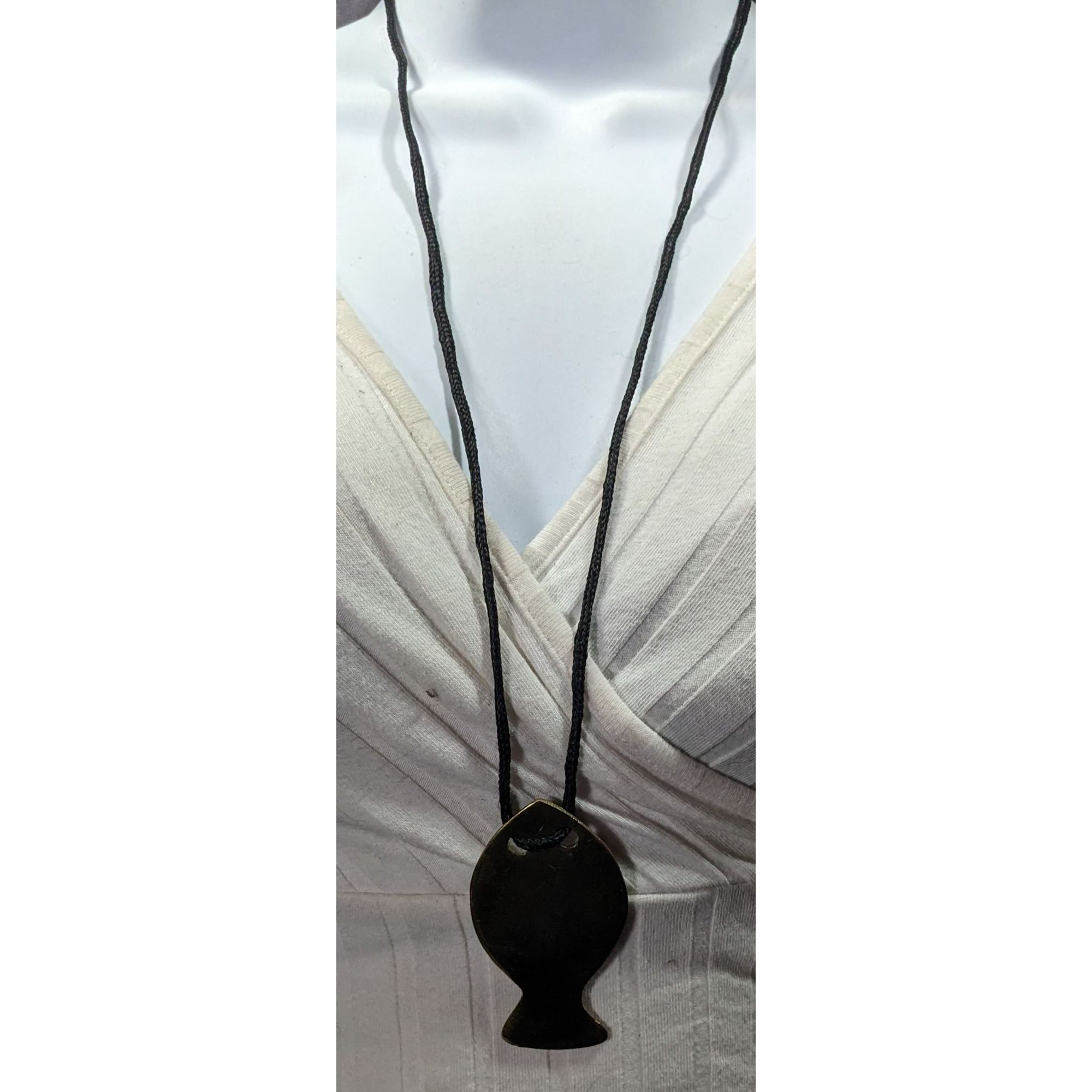 Other Casual Bronze Metal Fish Pendant Necklace Size ONE SIZE - 3 Thumbnail