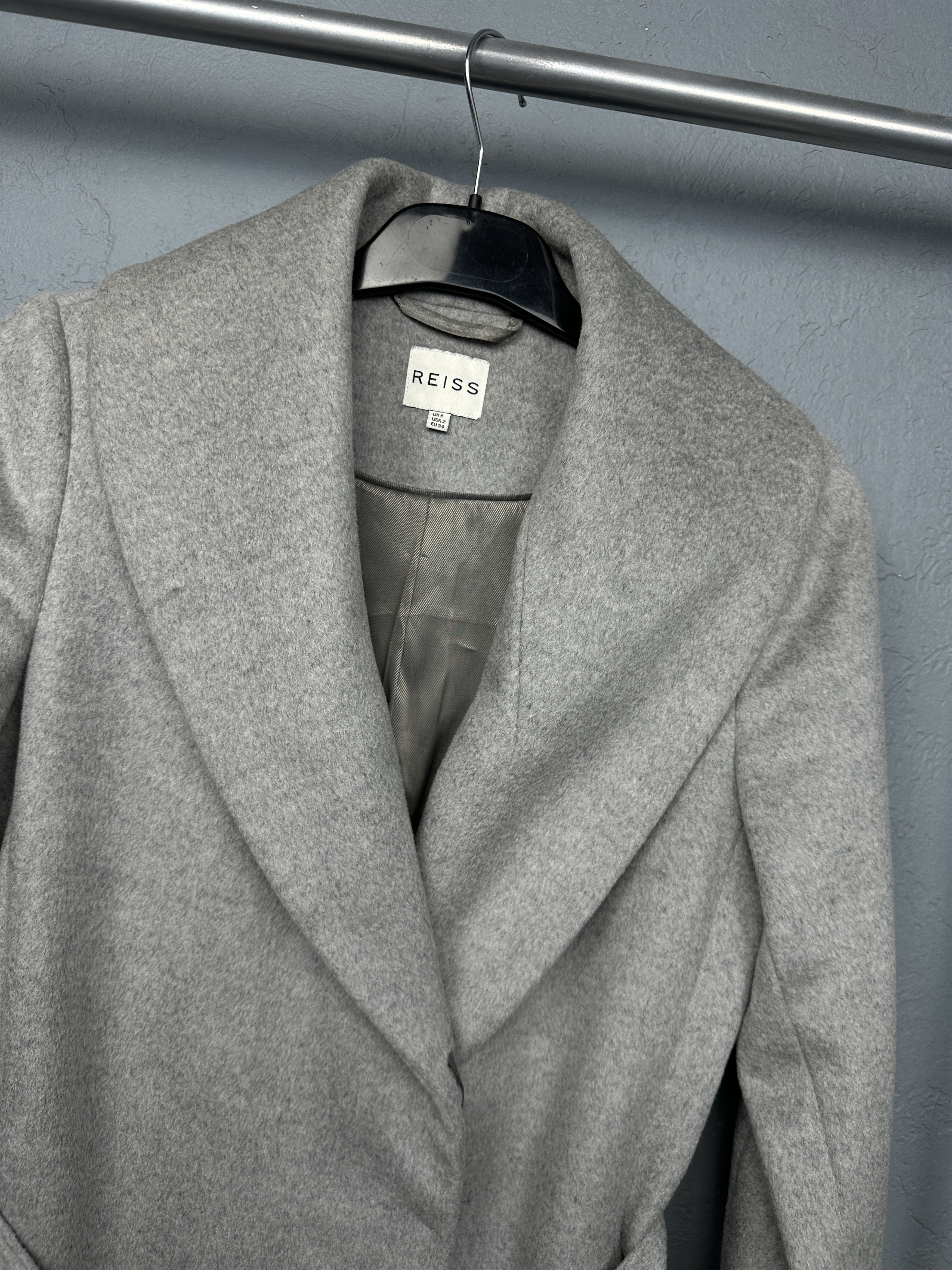 Reiss Reiss Womens Wool Coat Jacket Size XS / US 0-2 / IT 36-38 - 2 Thumbnail