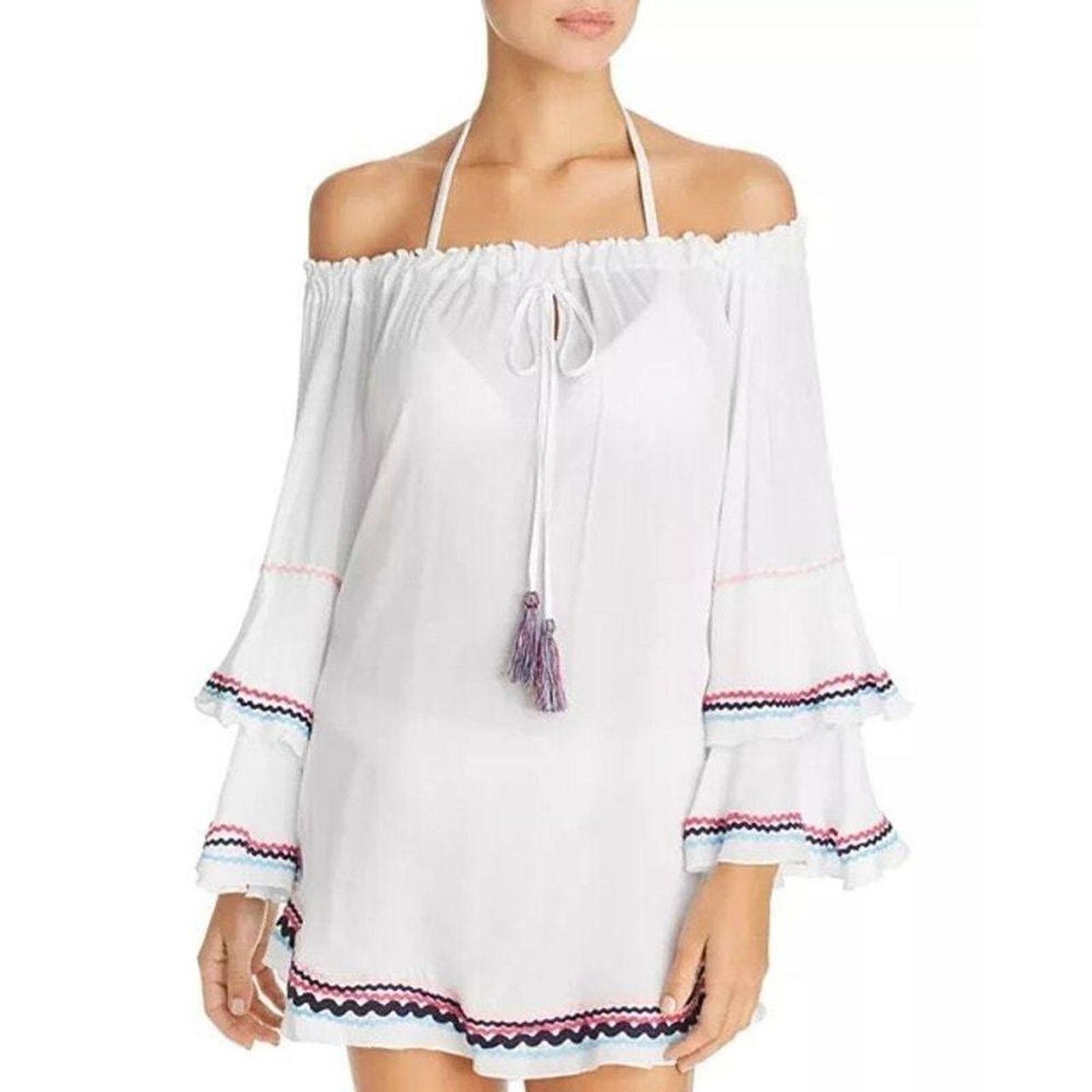 The Unbranded Brand Surf gypsy zigzag trim tunic Size M / US 6-8 / IT 42-44 - 1 Thumbnail