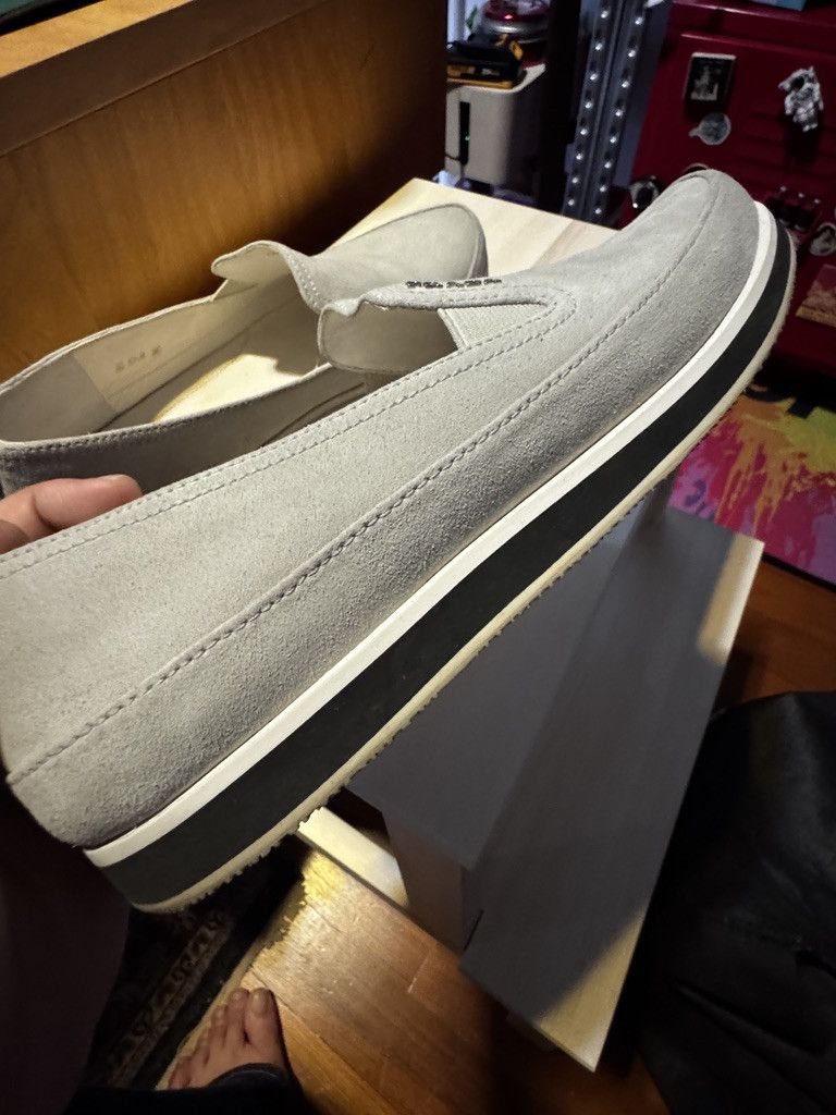 Prada Authentic Prada Suede Slip-Ons with box and dust bag Size US 7 / IT 37 - 7 Thumbnail