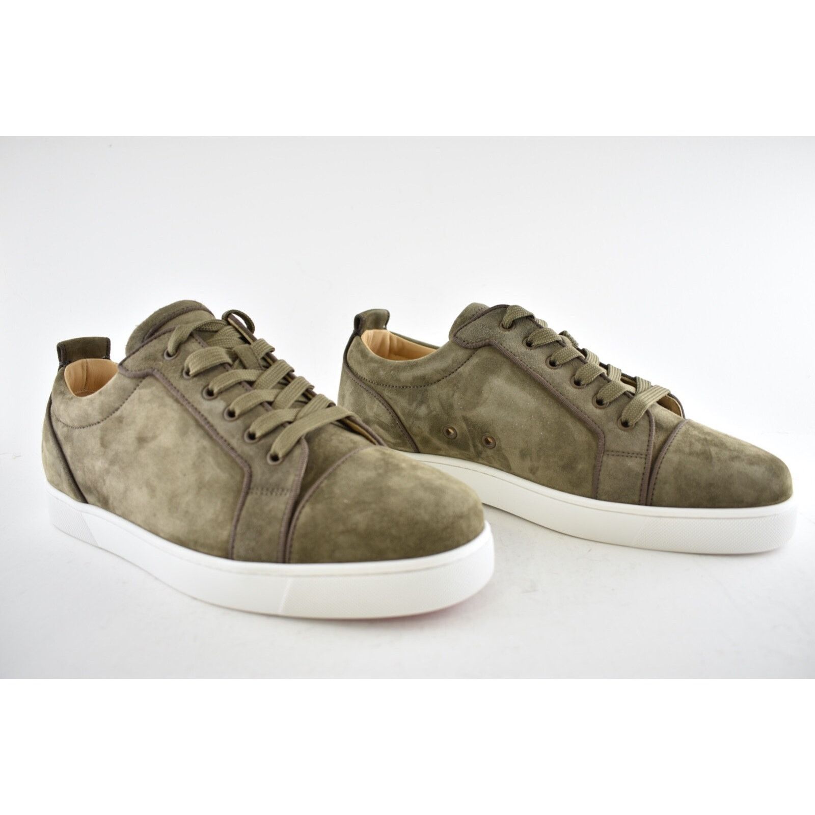 Christian Louboutin Christian Louboutin Mens Louis Junior Flat Silex Brown Size US 12 / EU 45 - 4 Thumbnail